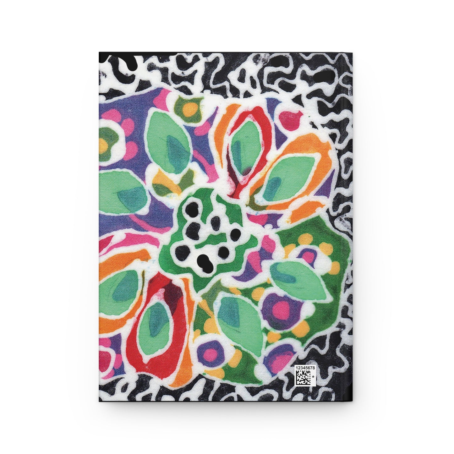 Brigg Evans Design - Swirl Flower - Hardcover Journal Matte