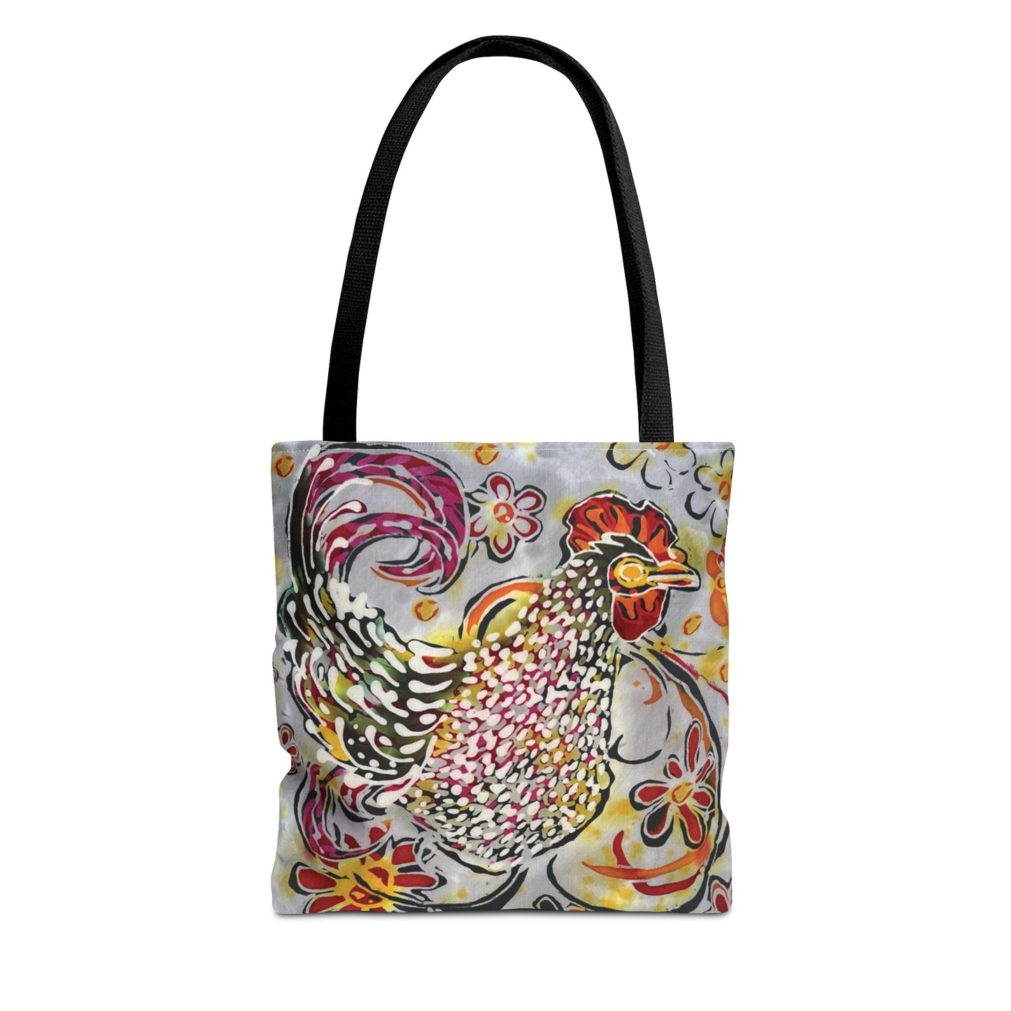 "Chicken with a Swirl" by Brigg Evans Design - Tote Bag (AOP)