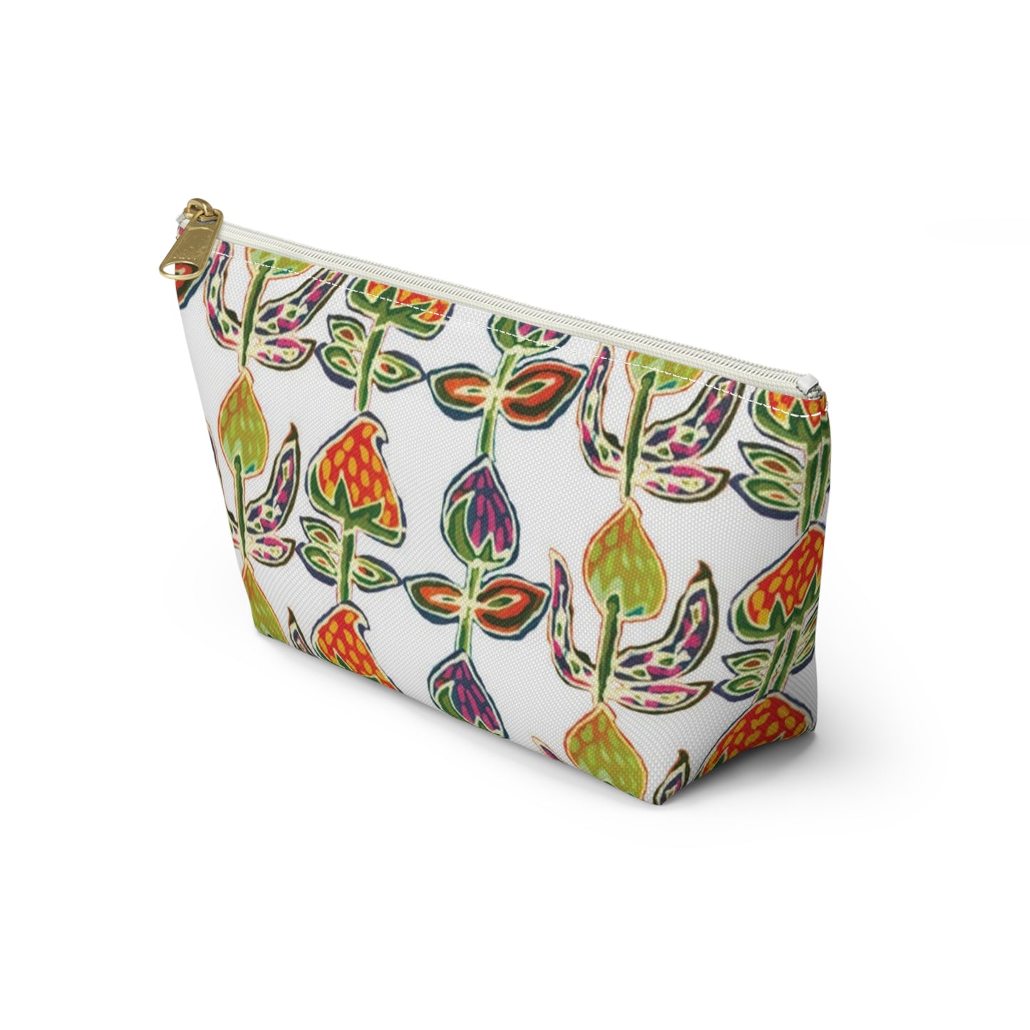 Brigg Evans Batik Tulips - Accessory Pouch w T-bottom