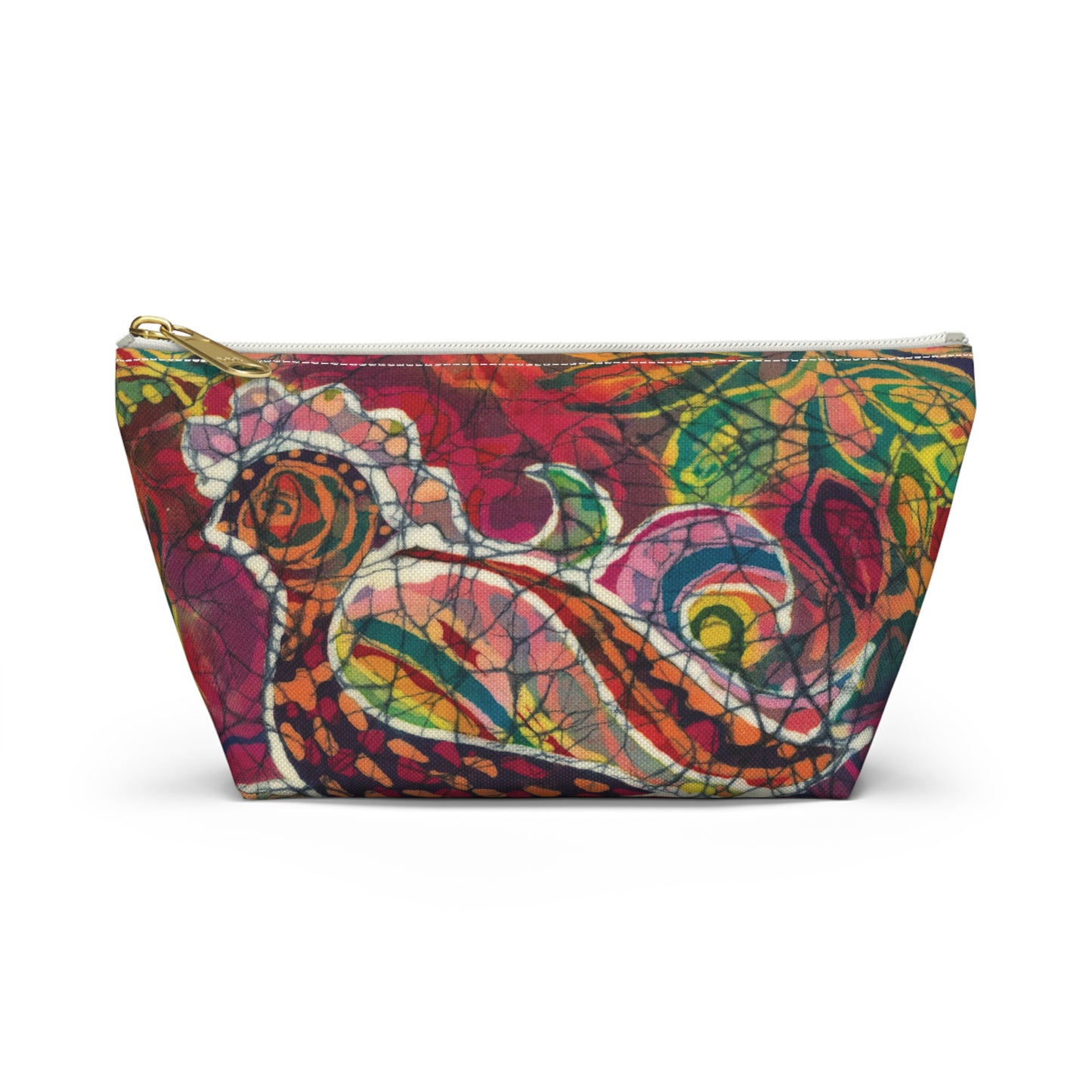 “Artful Carry: Brigg Evans Serti-Batik Pouches & Clutches” - Partridge