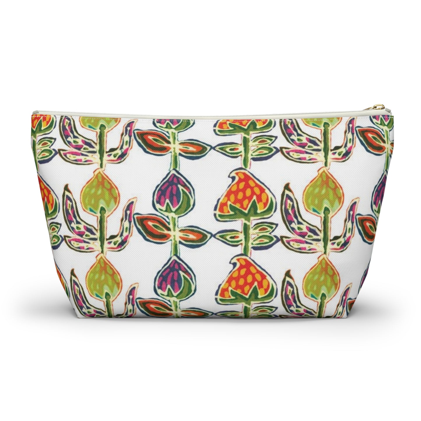 Brigg Evans Batik Tulips - Accessory Pouch w T-bottom