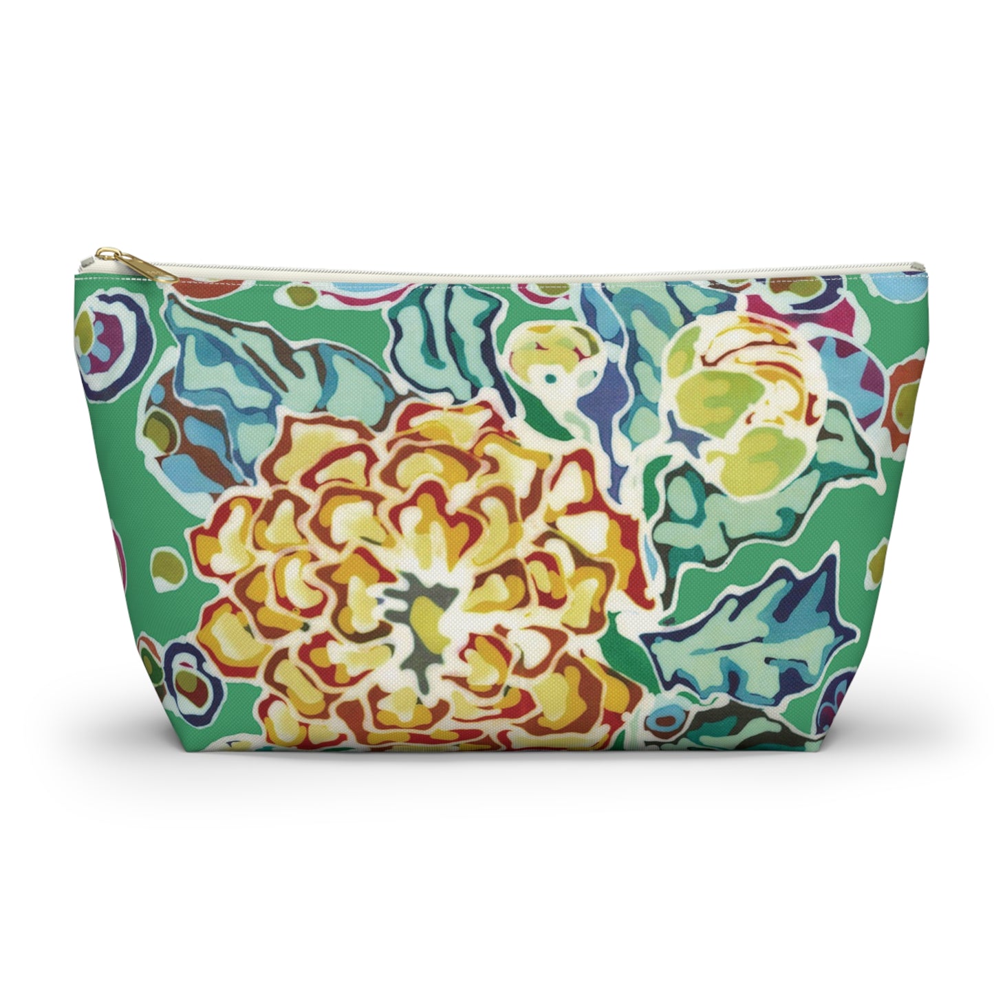 "Gramma's Pillow" Brigg Evans Batik Design - Accessory Pouch w T-bottom