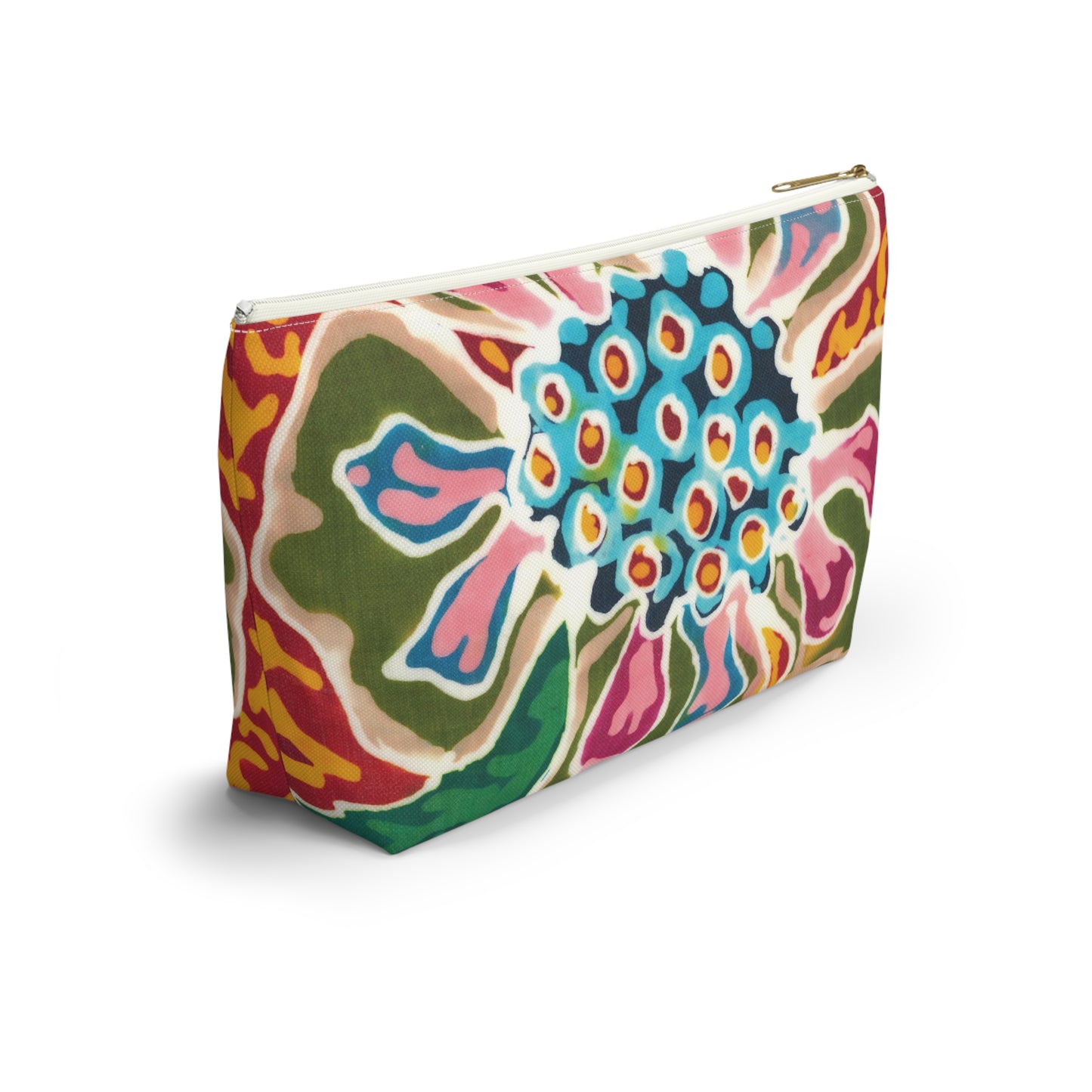 “Artful Carry: Brigg Evans Serti-Batik Pouches & Clutches” - Brigg's Flower