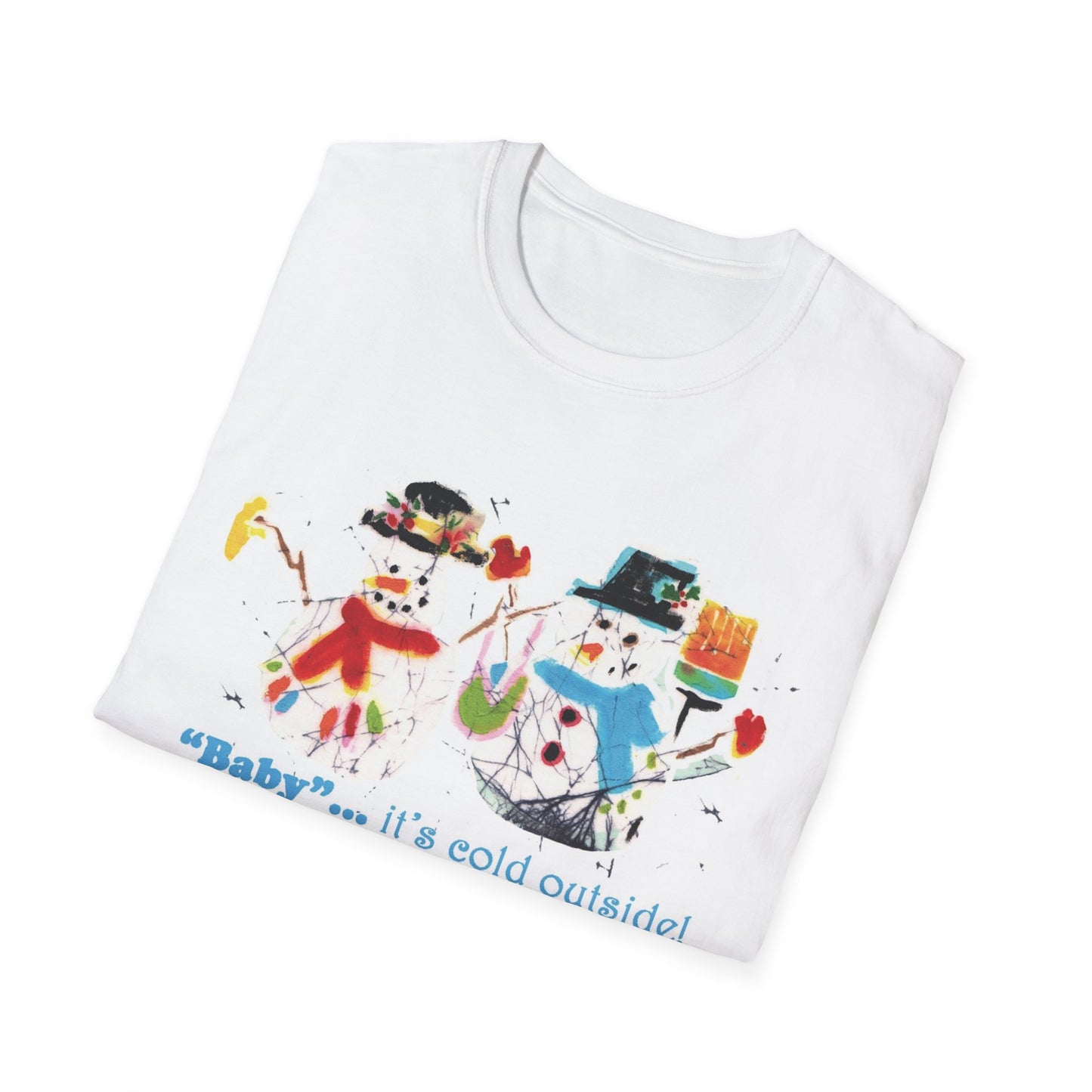 “Baby, It’s Cold Outside! Lightweight Short Sleeve Holiday Tee | Brigg Evans Design”
