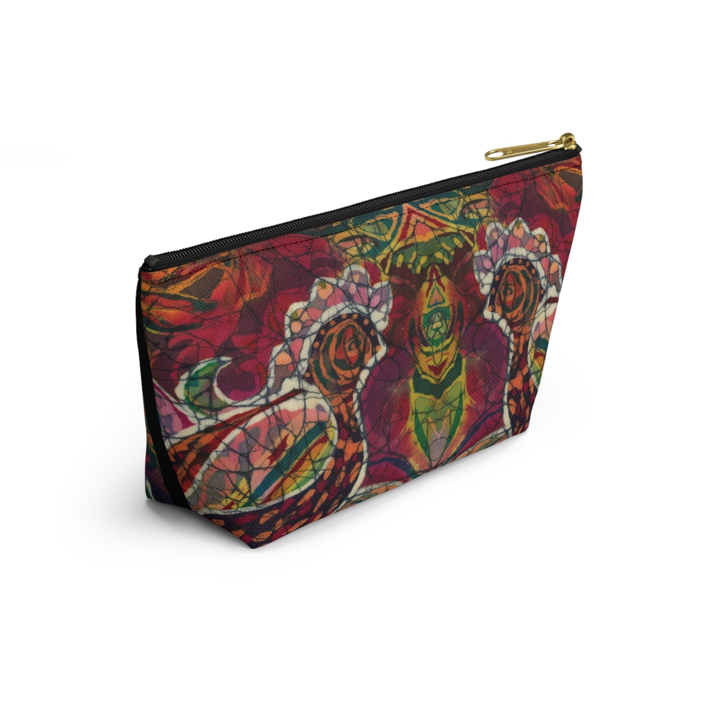 Brigg Evans Batik Design "Partridge"- Accessory Pouch w T-bottom