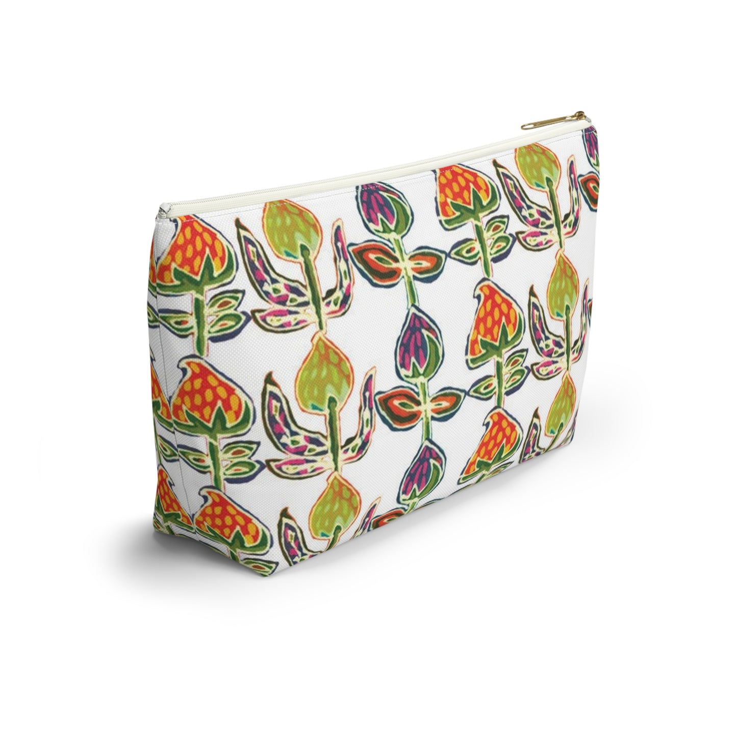 “Artful Carry: Brigg Evans Serti-Batik Pouches & Clutches” - Tulips