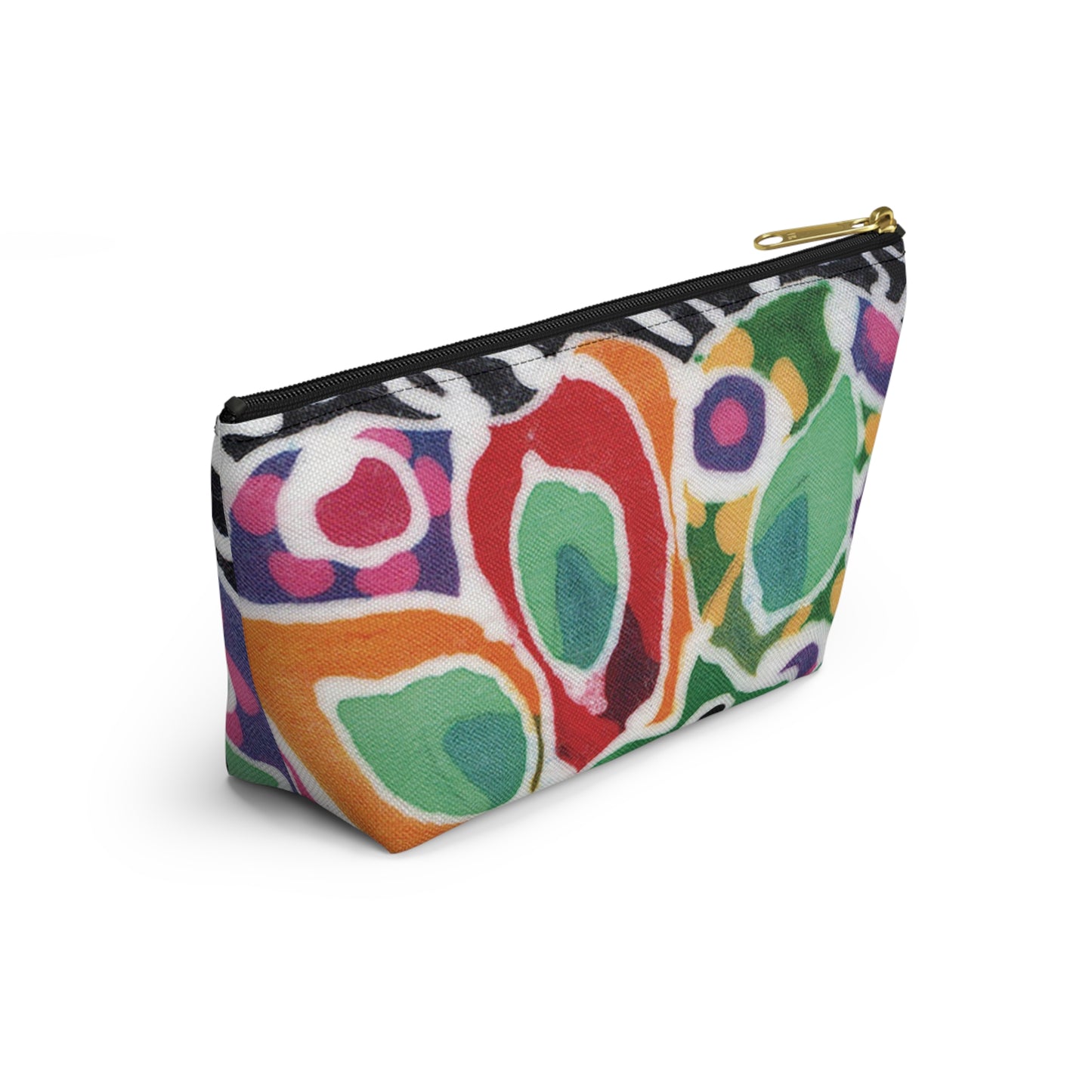 “Artful Carry: Brigg Evans Serti-Batik Pouches & Clutches” - Swirl Flower