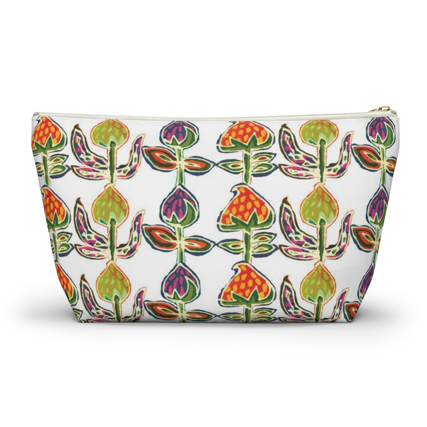“Artful Carry: Brigg Evans Serti-Batik Pouches & Clutches” - Tulips