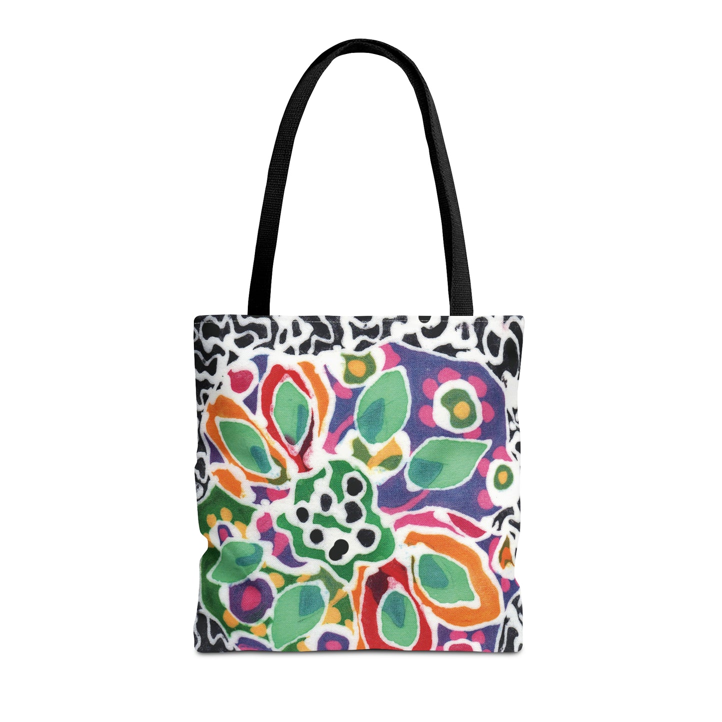 "Swirl Flower" by Brigg Evans Design - Tote Bag (AOP)