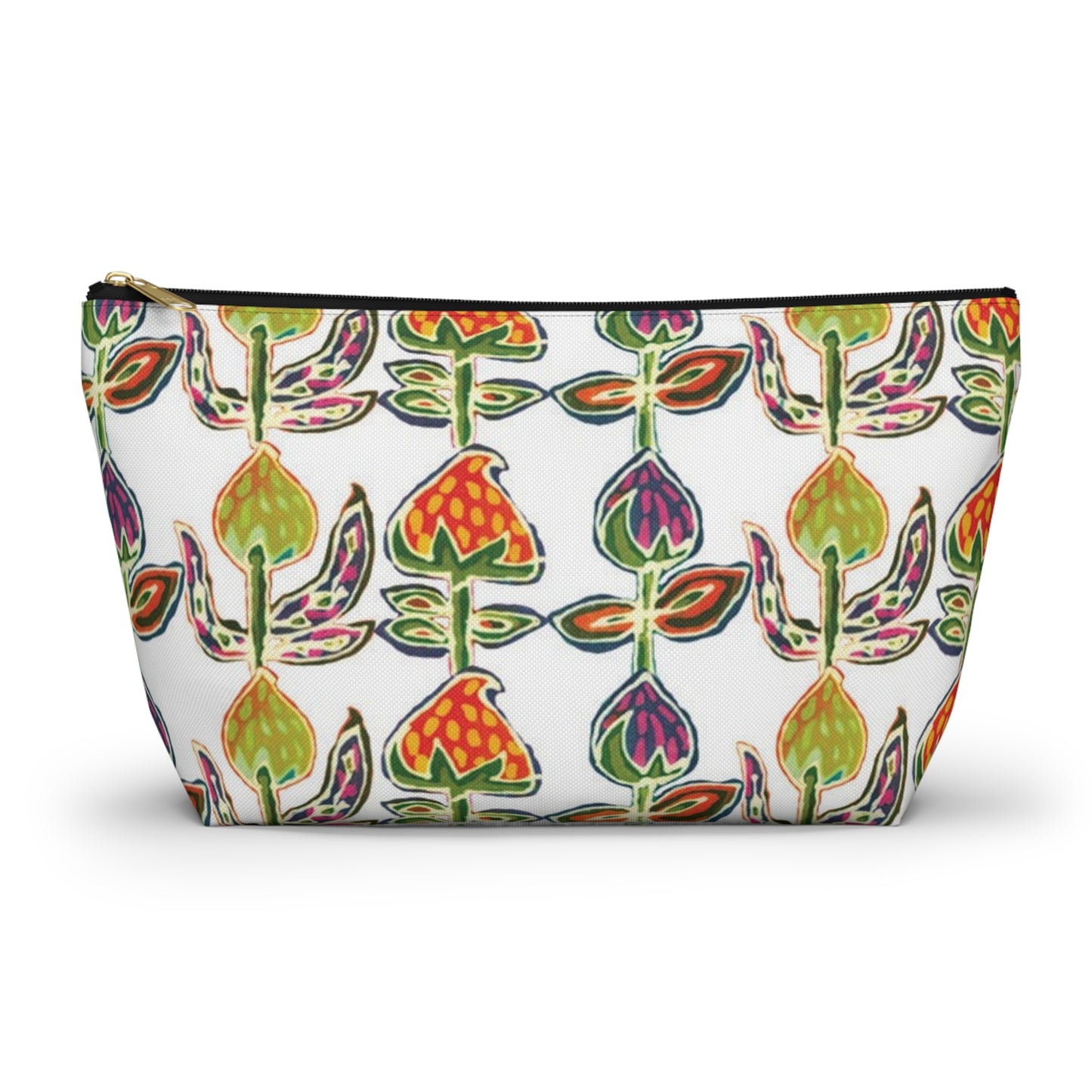 Brigg Evans Batik Tulips - Accessory Pouch w T-bottom
