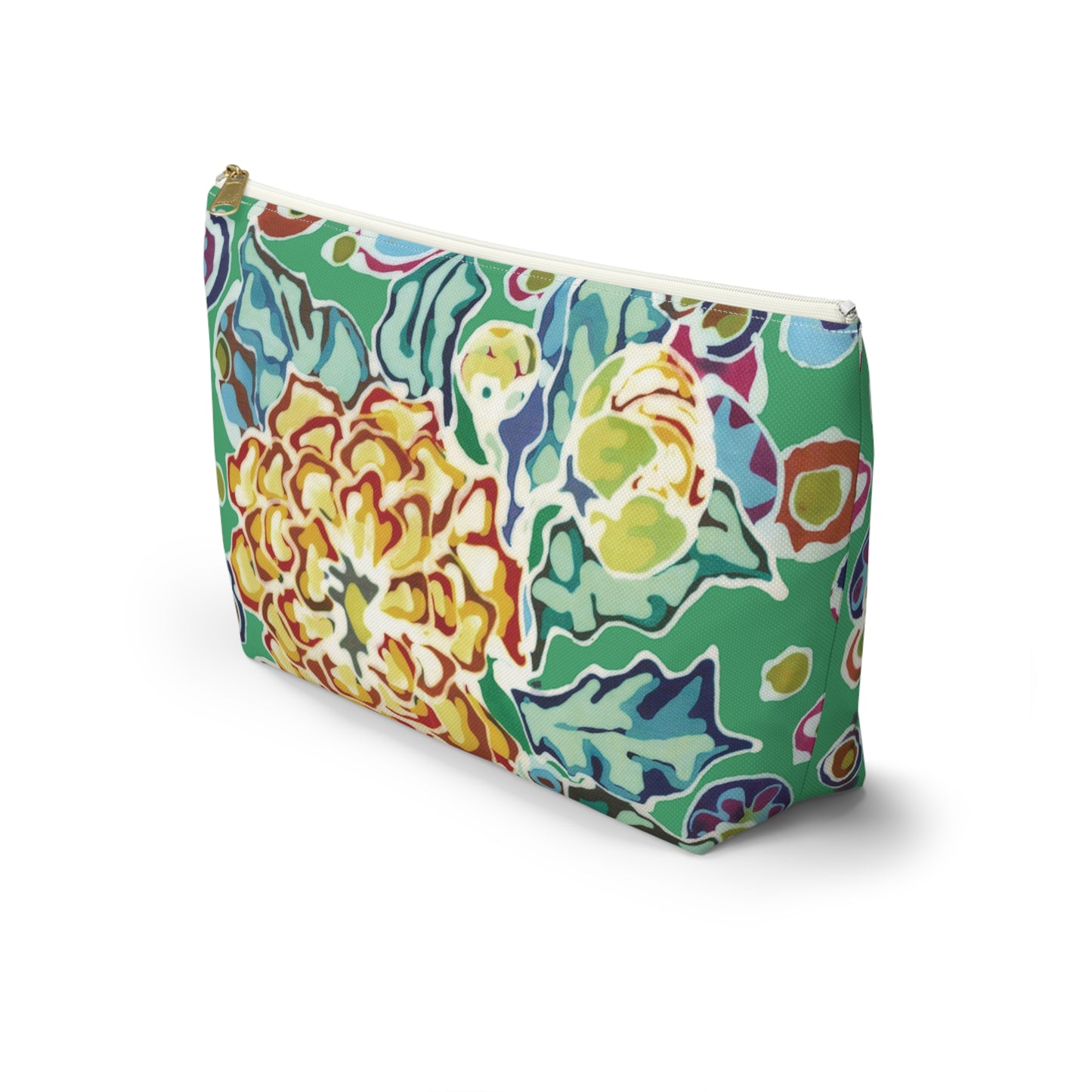 "Gramma's Pillow" Brigg Evans Batik Design - Accessory Pouch w T-bottom