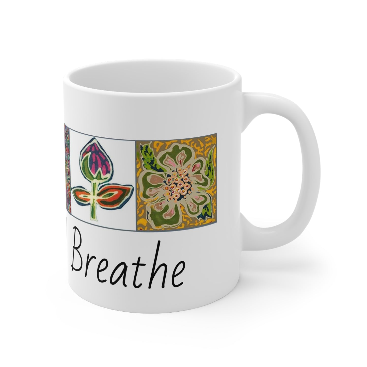 Brigg Evans Design Create and Breathe Ceramic Mug 11oz