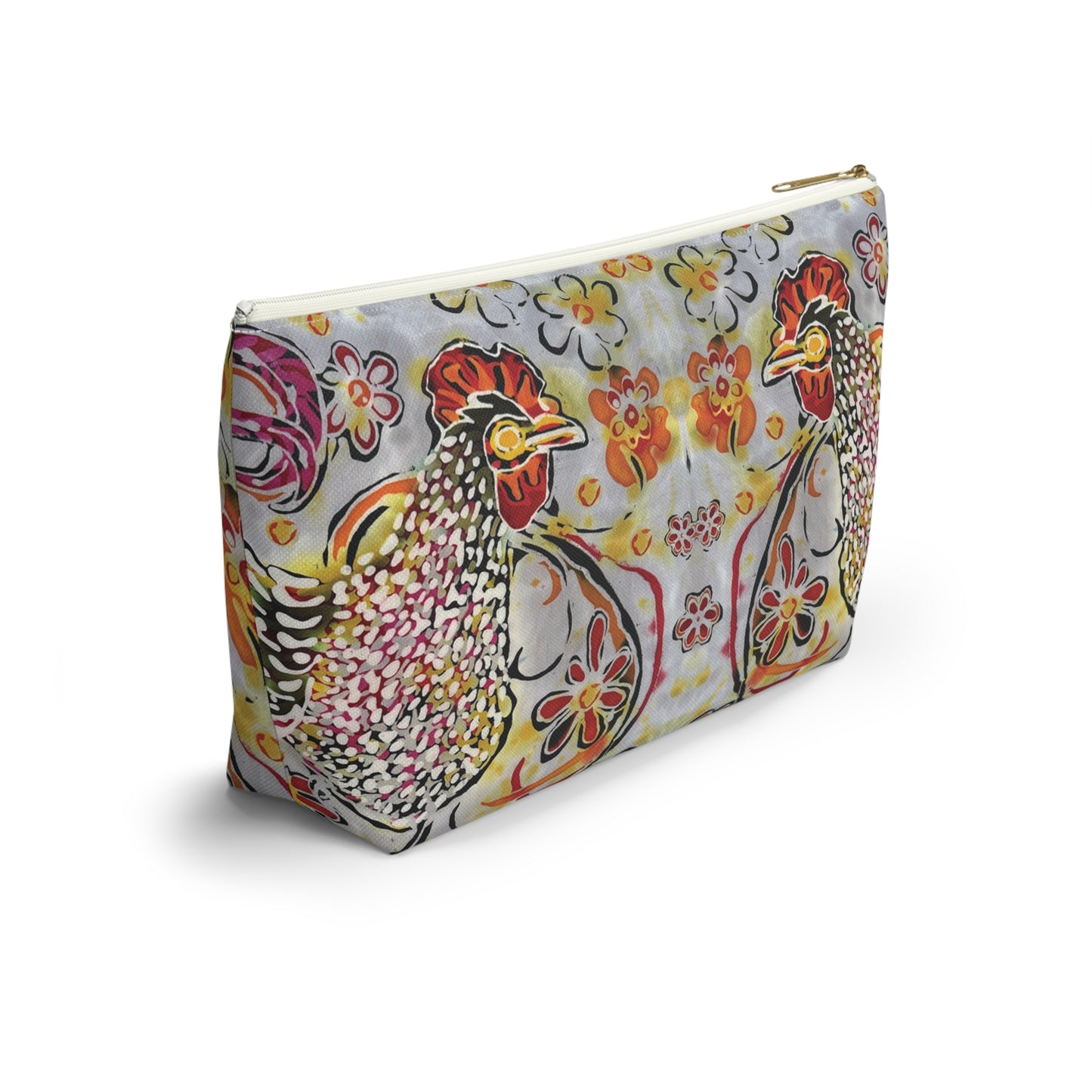 “Artful Carry: Brigg Evans Serti-Batik Pouches & Clutches” - Rooster