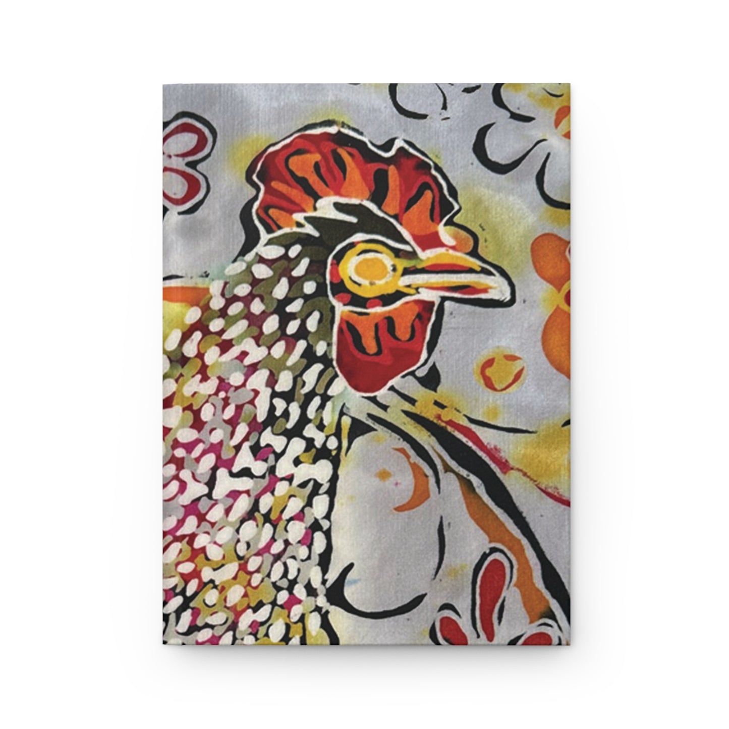 "Chicken with a Swirl" Brigg Evans Design - Hardcover Journal Matte