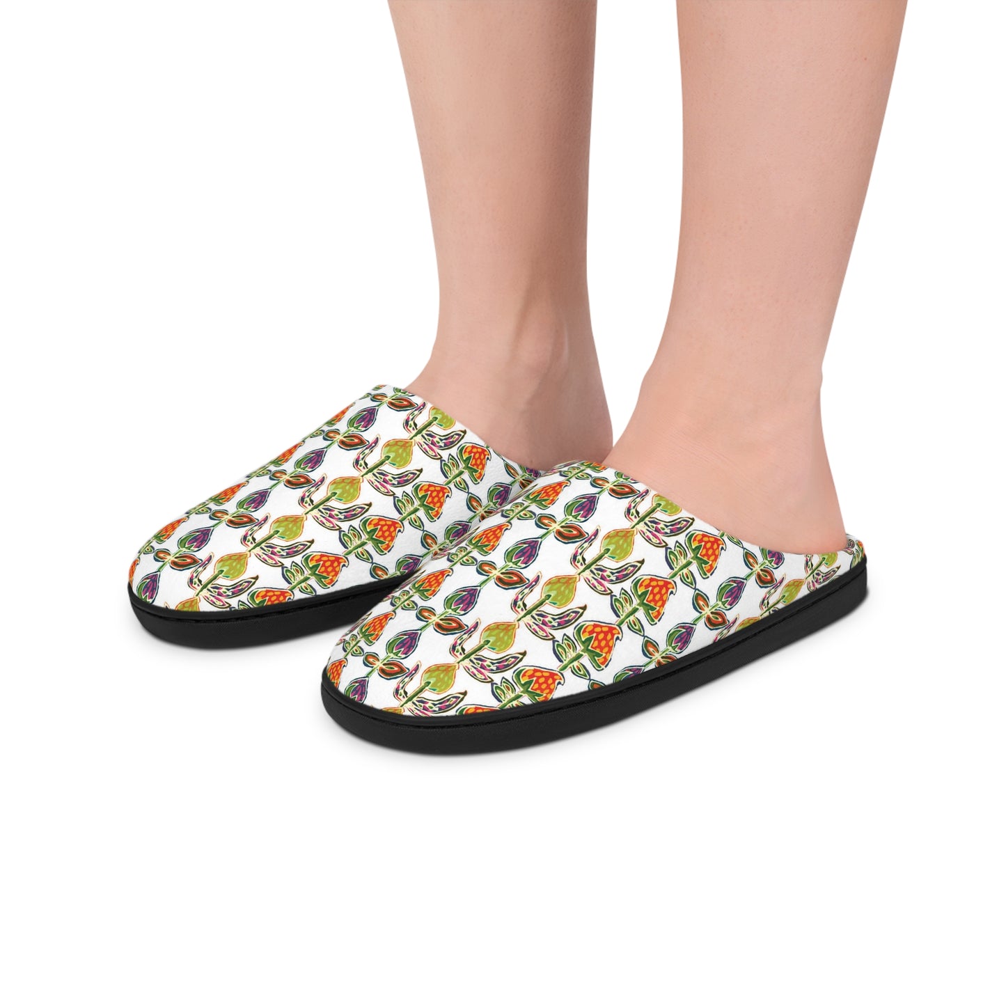 Brigg Evans Design Slippers - Tulips