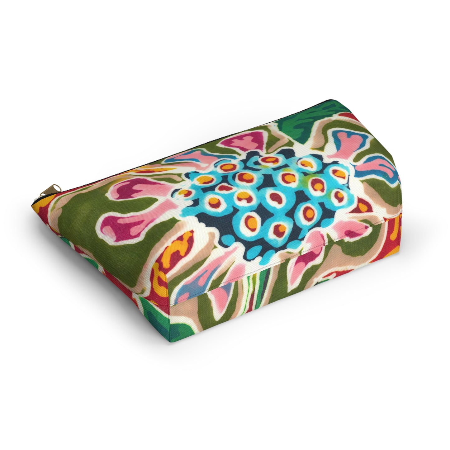 Brigg Evans Batik Design Brigg's Flower - Accessory Pouch w T-bottom