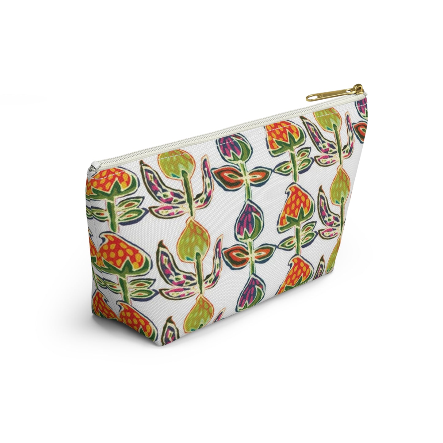 “Artful Carry: Brigg Evans Serti-Batik Pouches & Clutches” - Tulips