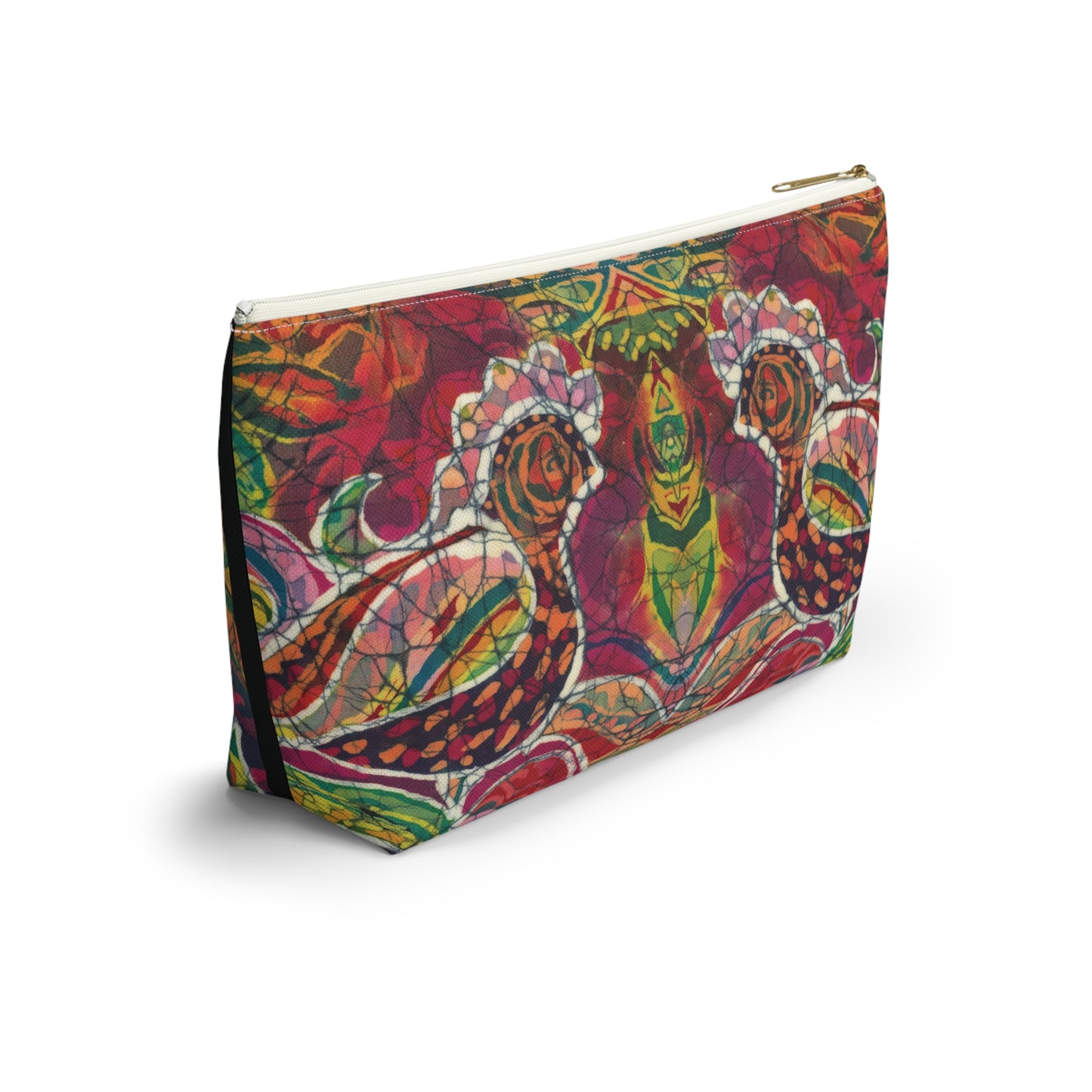 “Artful Carry: Brigg Evans Serti-Batik Pouches & Clutches” - Partridge