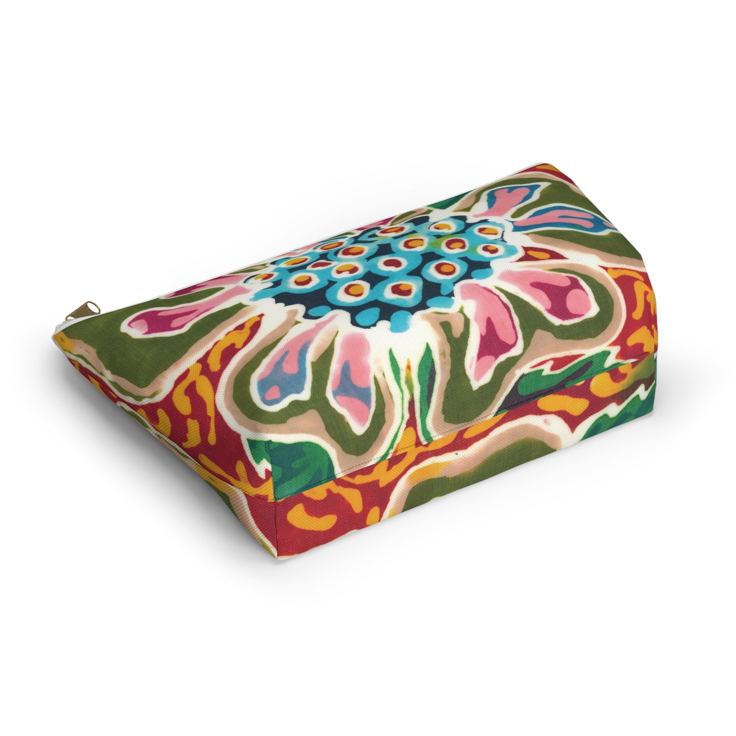 “Artful Carry: Brigg Evans Serti-Batik Pouches & Clutches” - Brigg's Flower