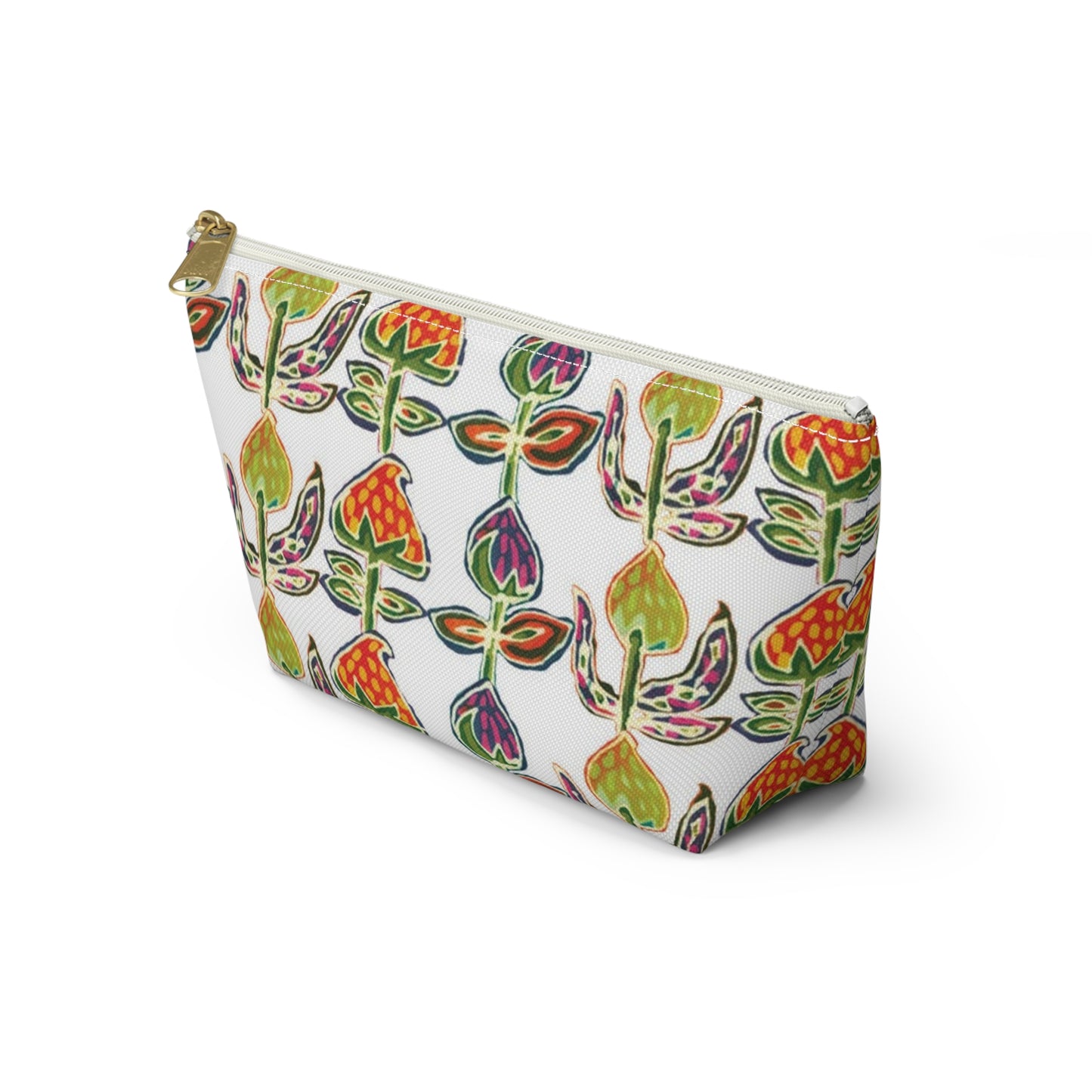 “Artful Carry: Brigg Evans Serti-Batik Pouches & Clutches” - Tulips