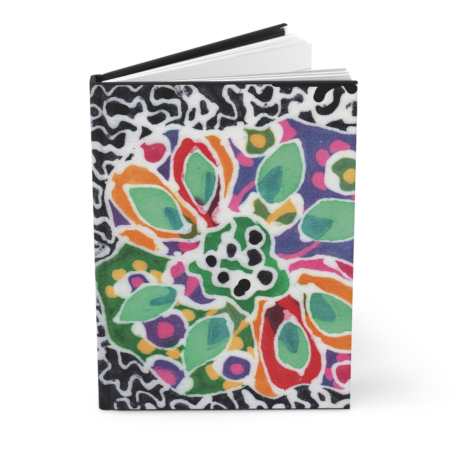 Brigg Evans Design - Swirl Flower - Hardcover Journal Matte