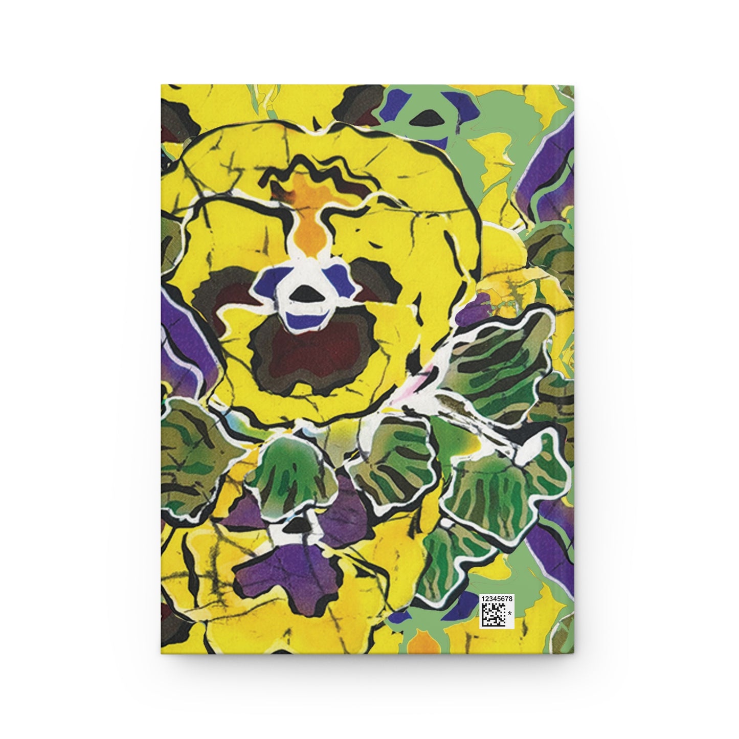 "Pansy Patch" Brigg Evans Design - Hardcover Journal Matte