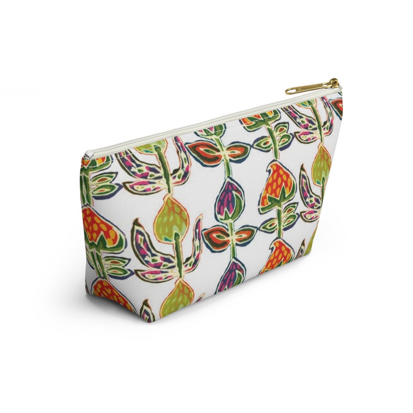 Brigg Evans Batik Tulips - Accessory Pouch w T-bottom