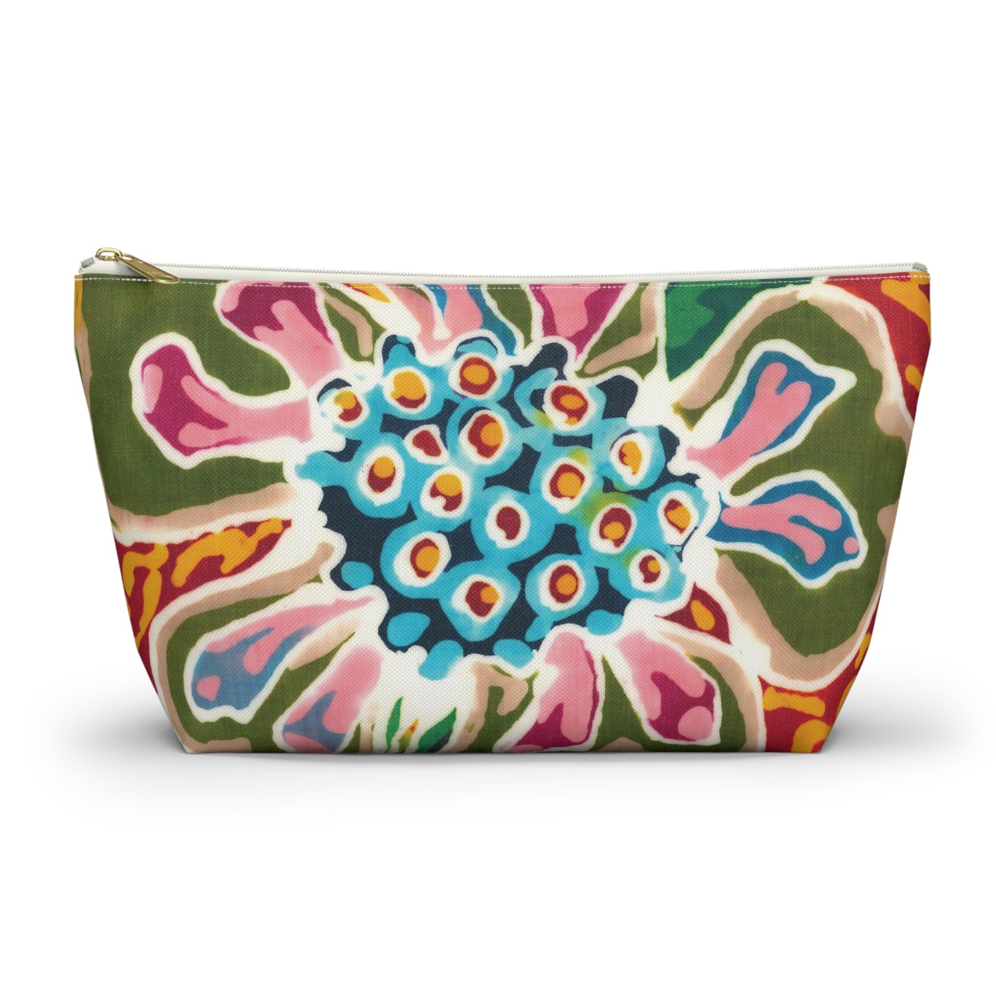 “Artful Carry: Brigg Evans Serti-Batik Pouches & Clutches” - Brigg's Flower