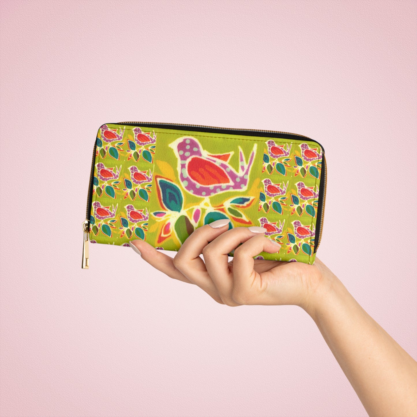 The Bird Zipper Wallet by Brigg Evans Design