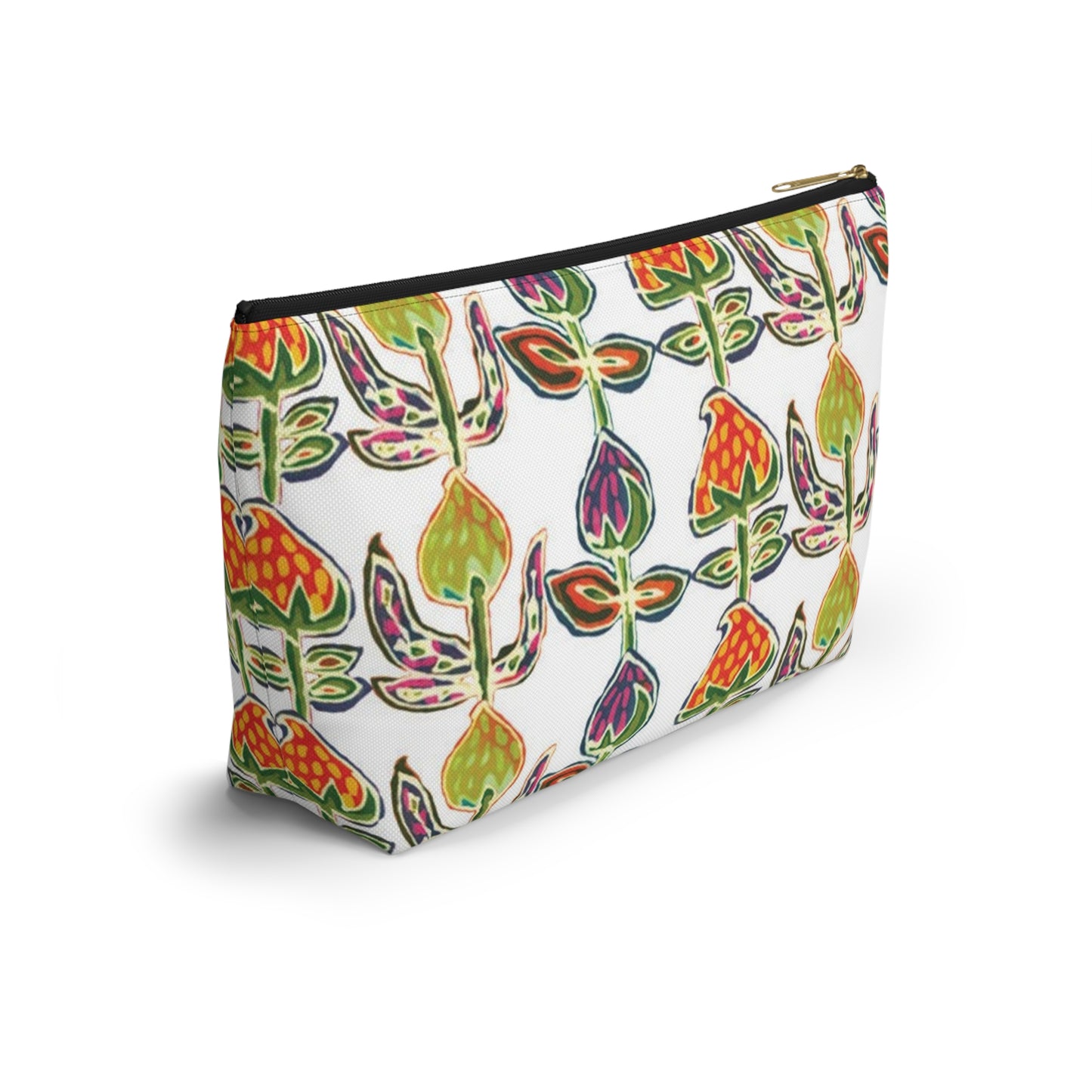 Brigg Evans Batik Tulips - Accessory Pouch w T-bottom