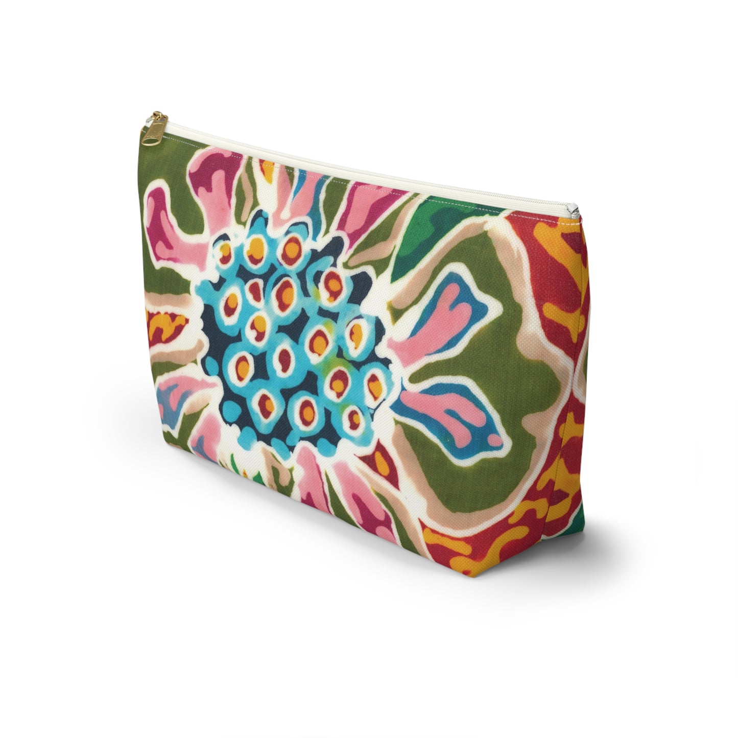 “Artful Carry: Brigg Evans Serti-Batik Pouches & Clutches” - Brigg's Flower
