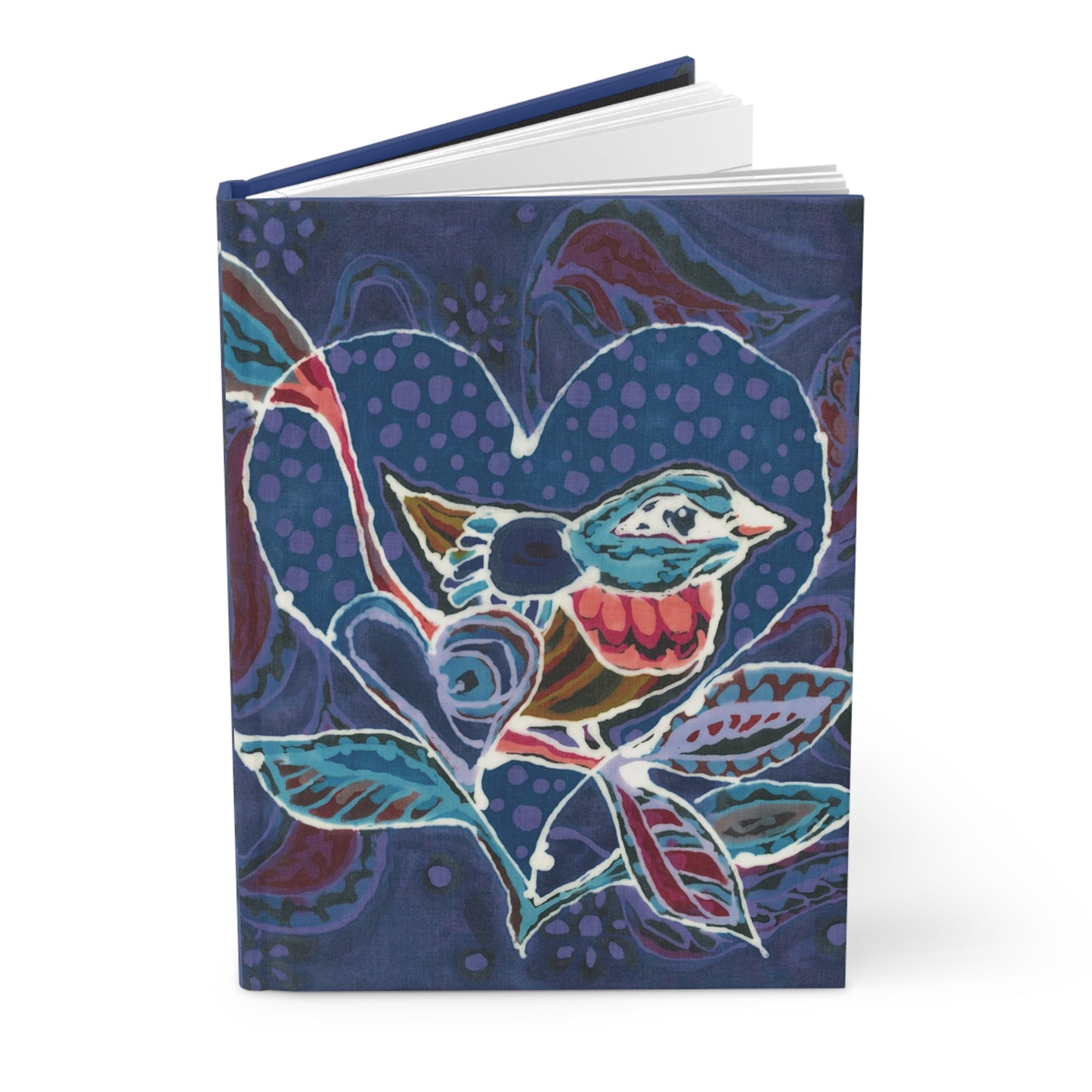 "Love Bird Blue" Brigg Evans Design - Hardcover Journal Matte