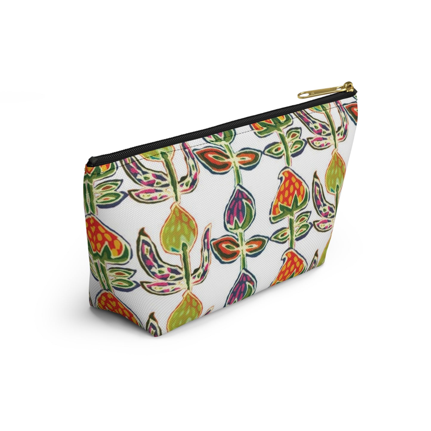 Brigg Evans Batik Tulips - Accessory Pouch w T-bottom