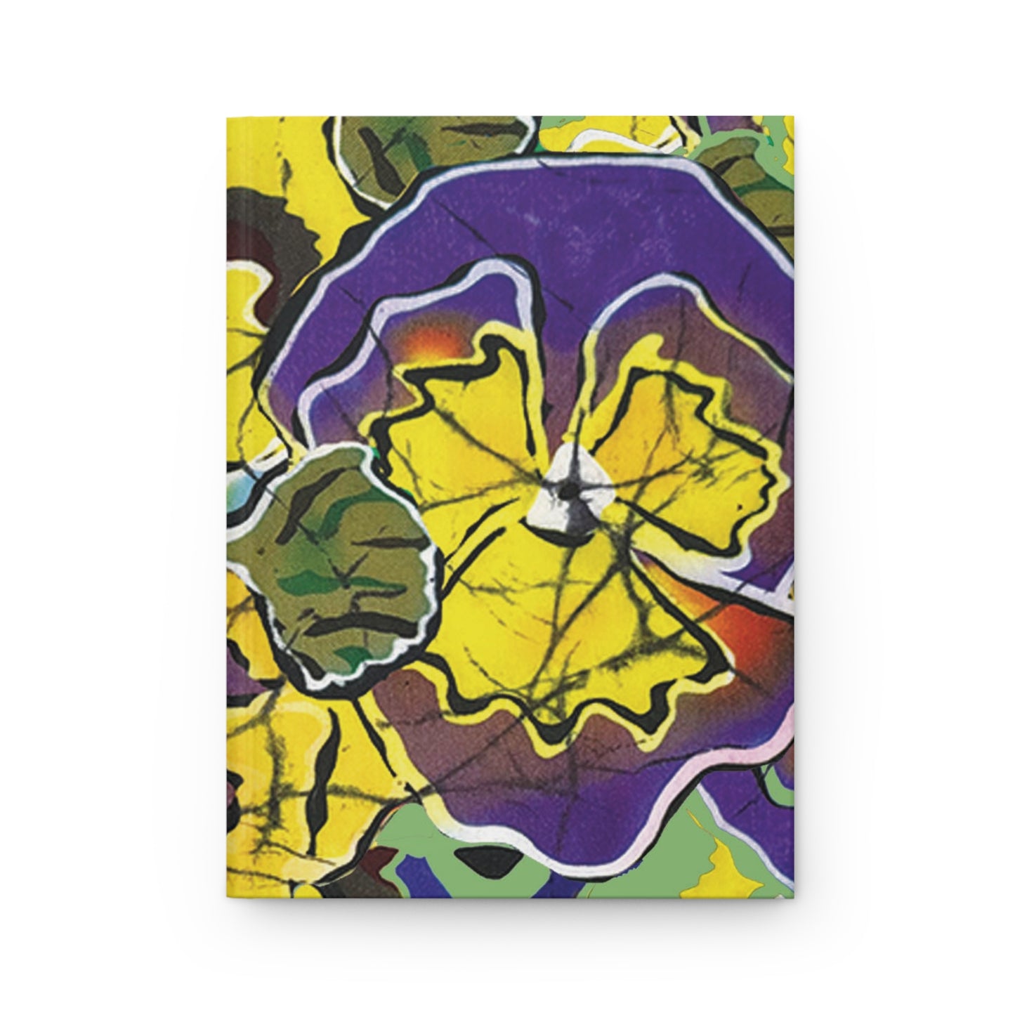 "Pansy Patch" Brigg Evans Design - Hardcover Journal Matte