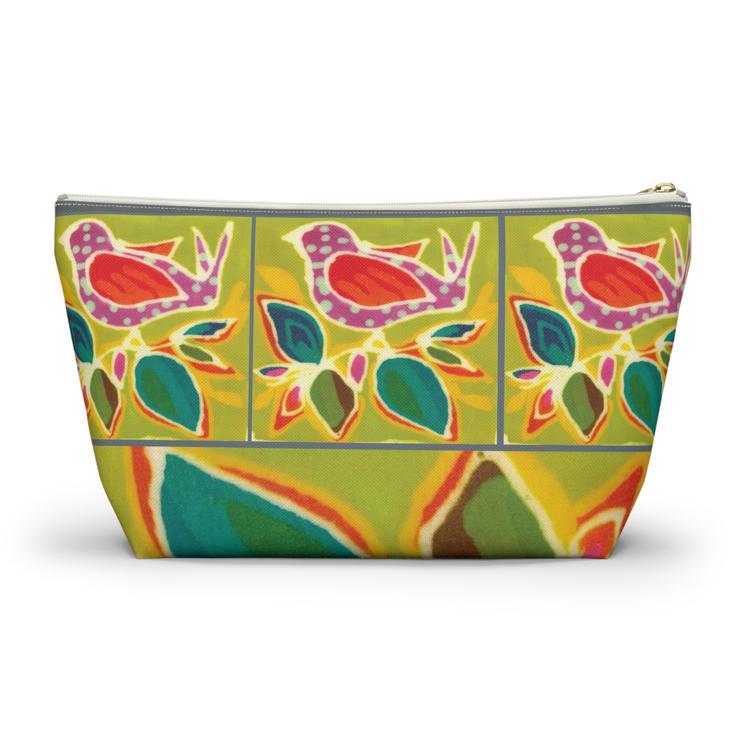 Brigg Evans Batik Design Bird - Accessory Pouch w T-bottom