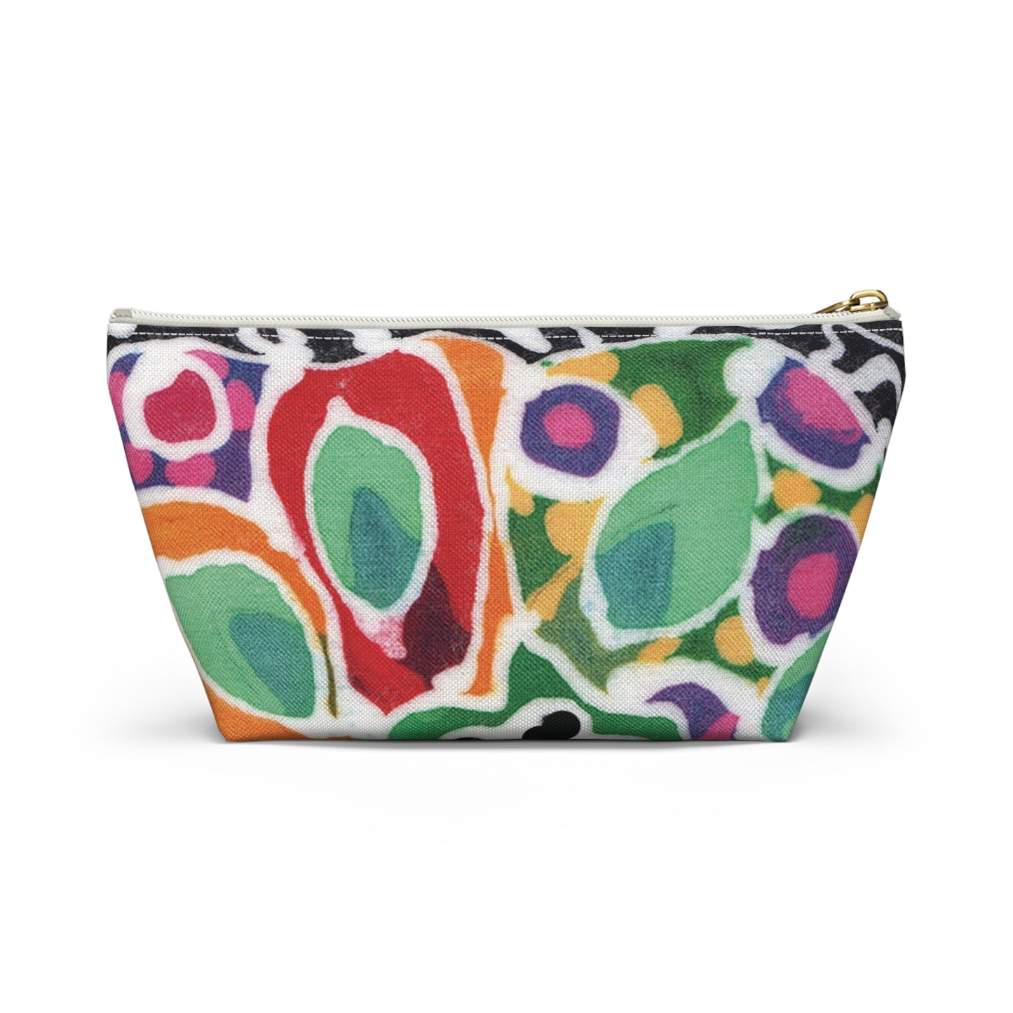 “Artful Carry: Brigg Evans Serti-Batik Pouches & Clutches” - Swirl Flower