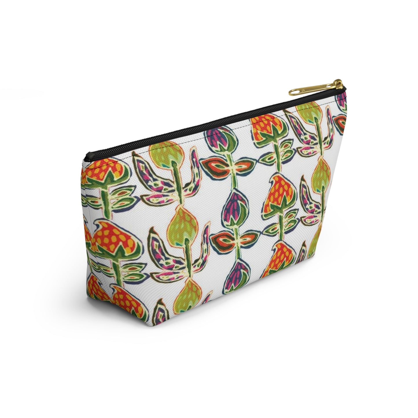 “Artful Carry: Brigg Evans Serti-Batik Pouches & Clutches” - Tulips
