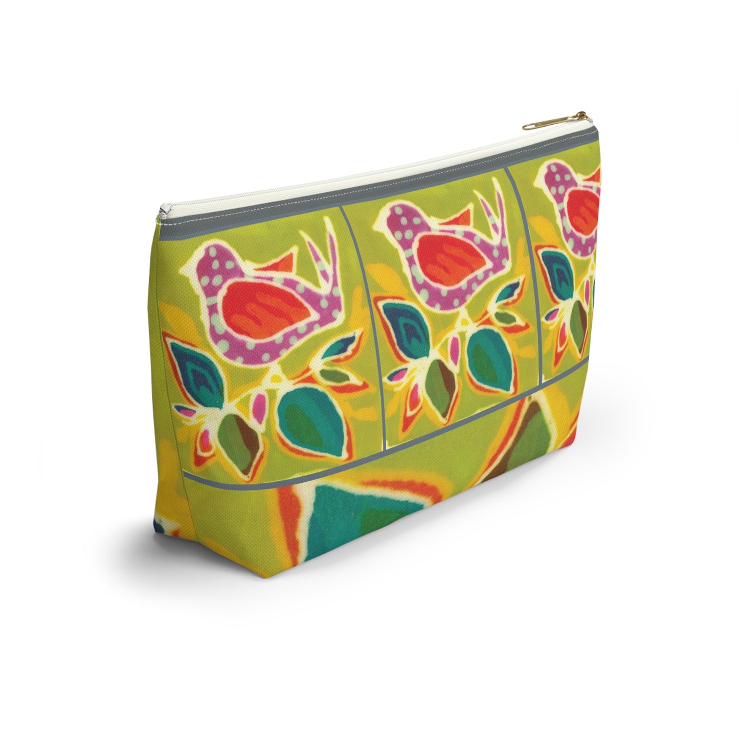 Brigg Evans Batik Design Bird - Accessory Pouch w T-bottom