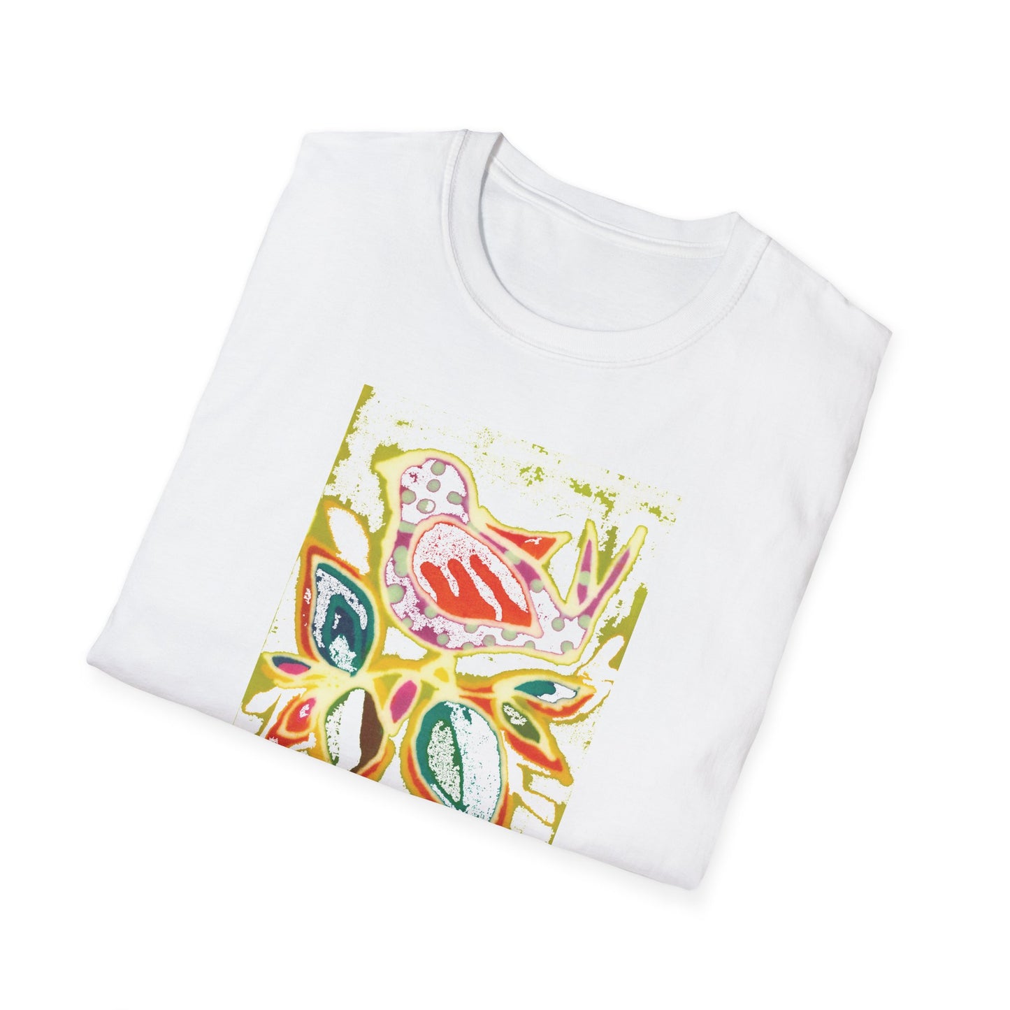 Brigg Evans Design Burnout Batik Design Tee - Bird_Lgt Wgt