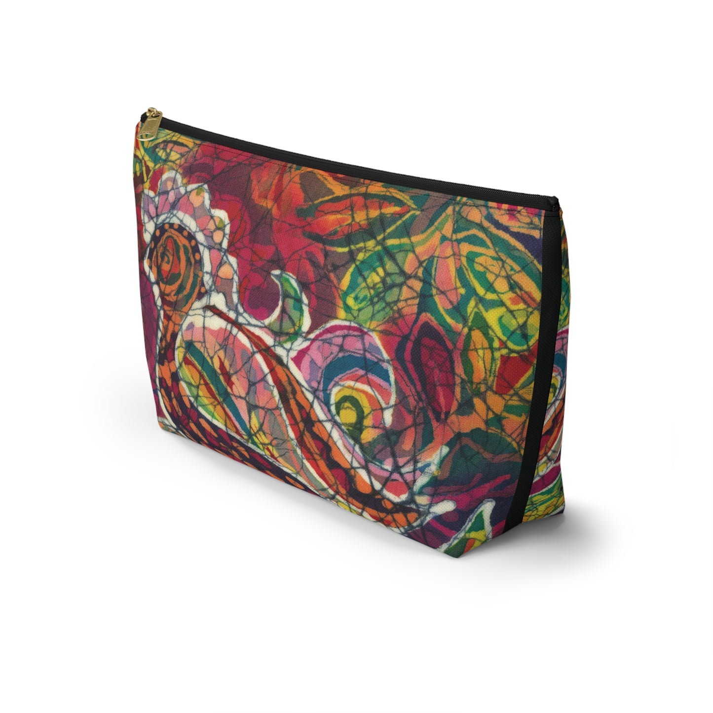 “Artful Carry: Brigg Evans Serti-Batik Pouches & Clutches” - Partridge