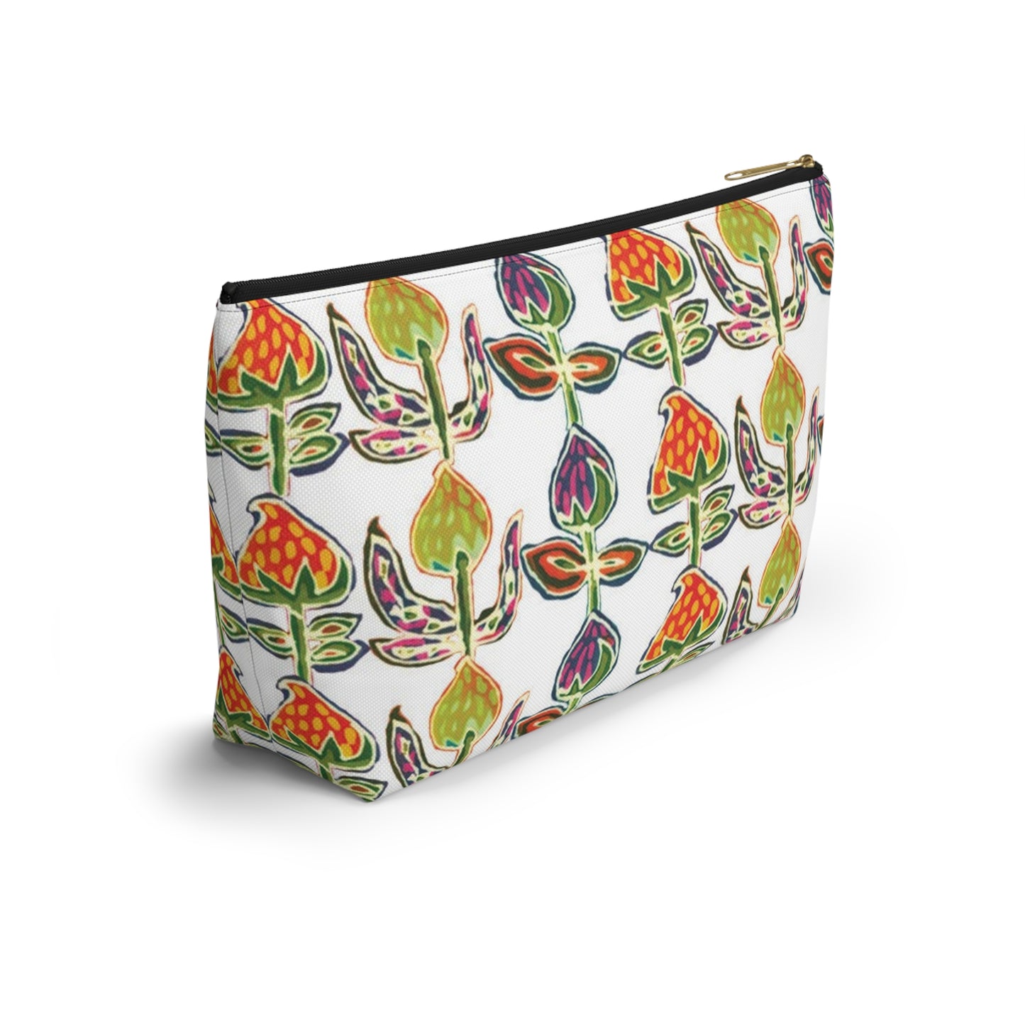 “Artful Carry: Brigg Evans Serti-Batik Pouches & Clutches” - Tulips