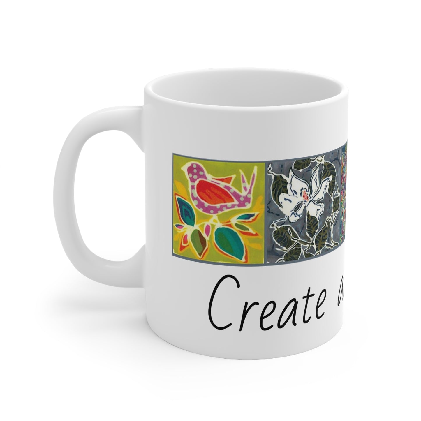 Brigg Evans Design Create and Breathe Ceramic Mug 11oz