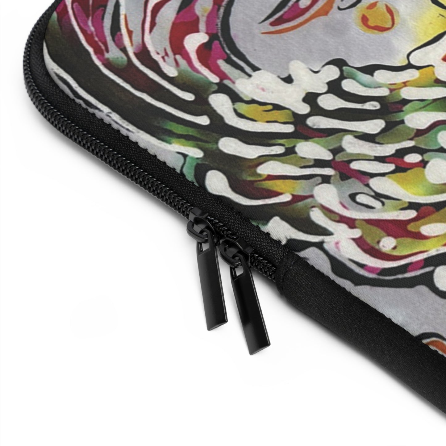"Art Meets Tech: 13 inch " Serti Batik Laptop Sleeve" - Rooster