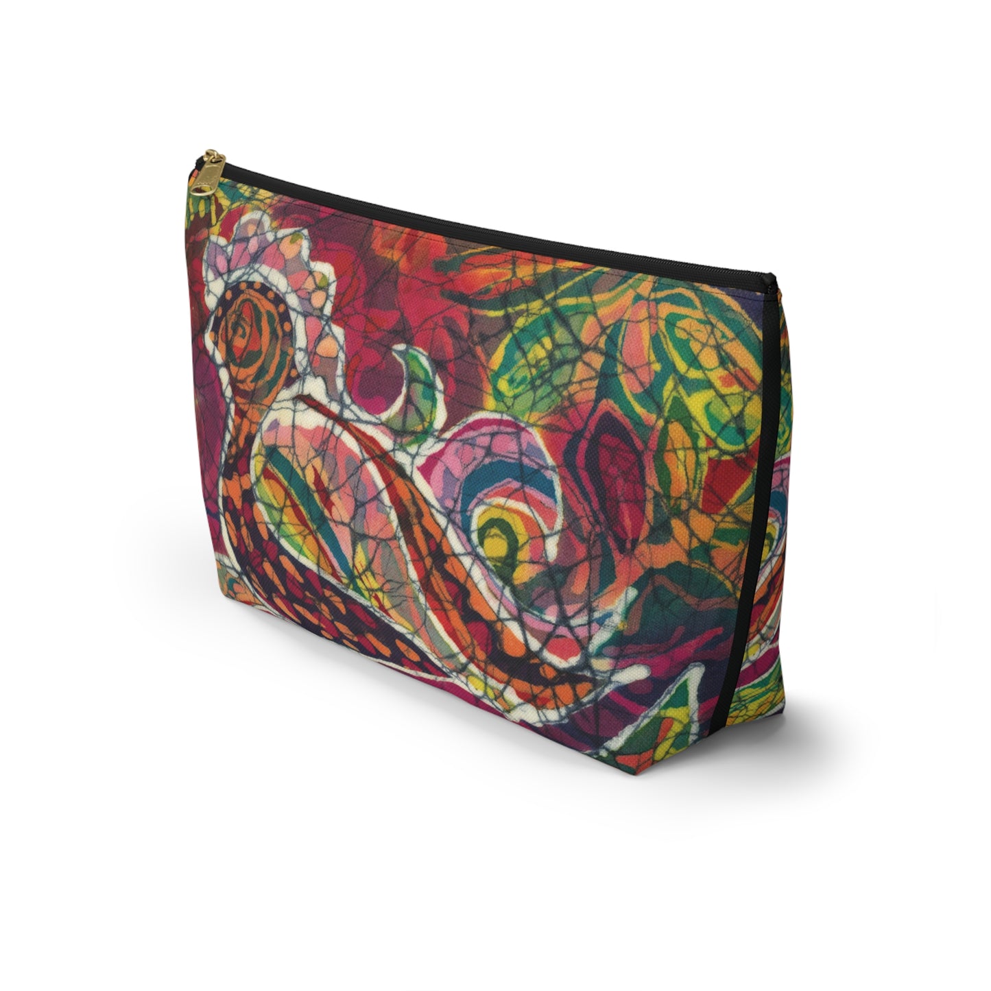 Brigg Evans Batik Design "Partridge"- Accessory Pouch w T-bottom