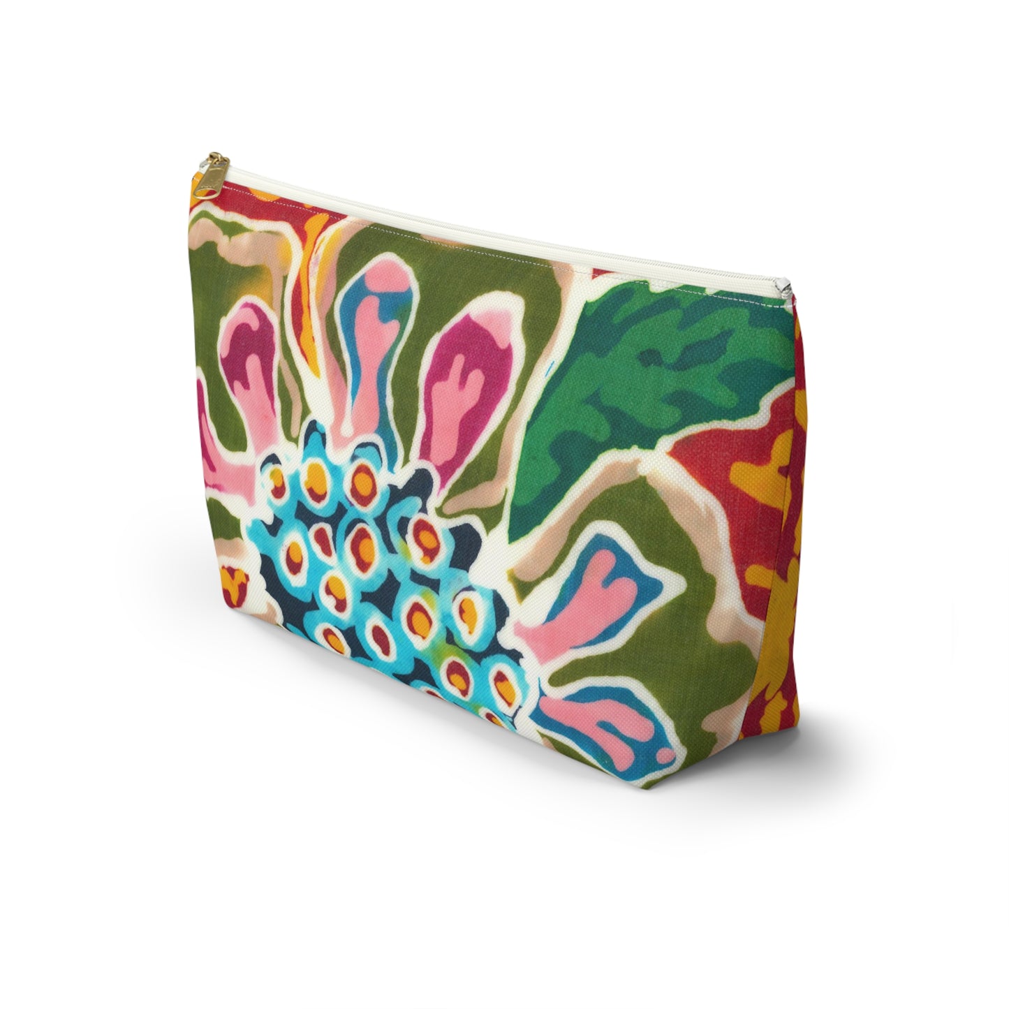 Brigg Evans Batik Design Brigg's Flower - Accessory Pouch w T-bottom