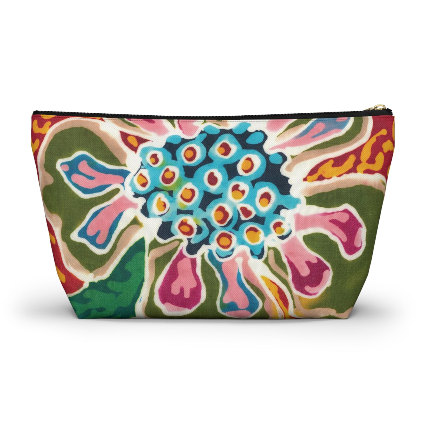 “Artful Carry: Brigg Evans Serti-Batik Pouches & Clutches” - Brigg's Flower