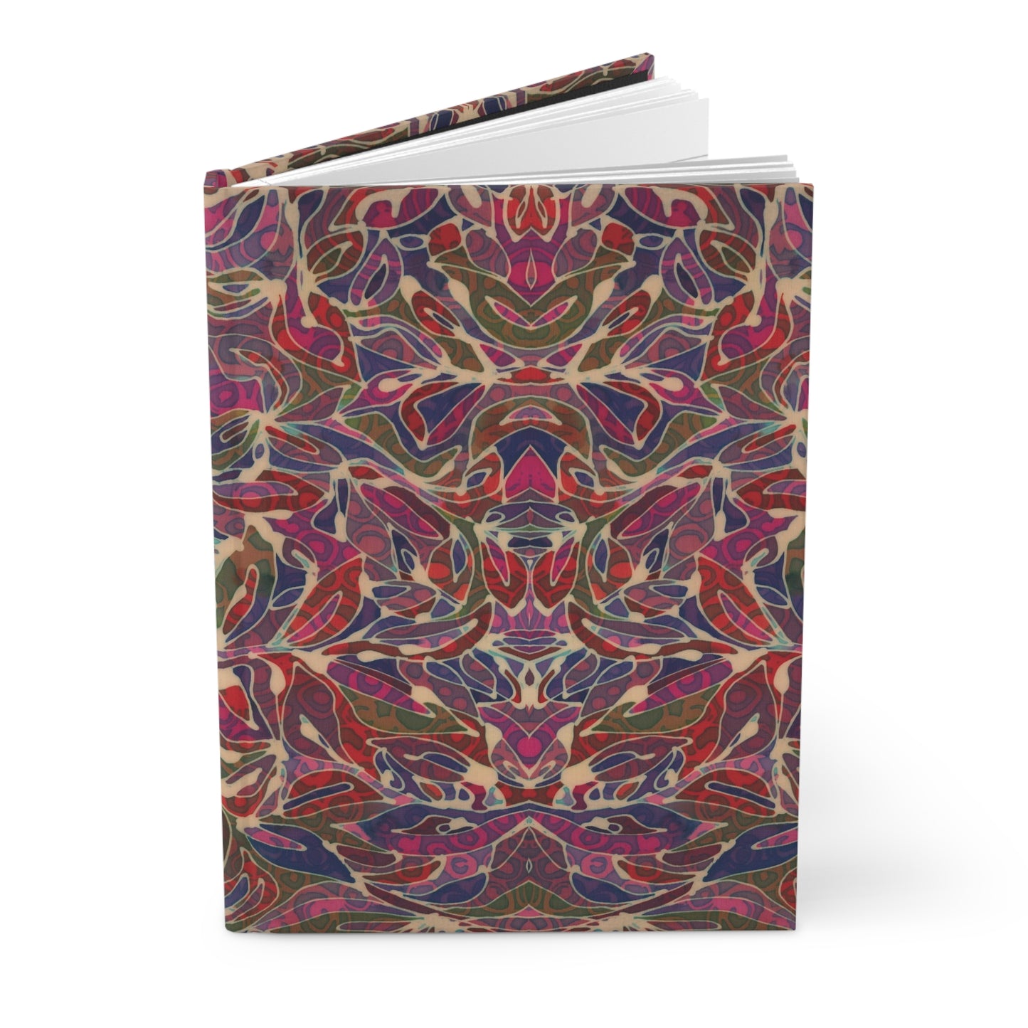 Brigg Evans Design Hardcover Journal Matte - Magenta Foliage