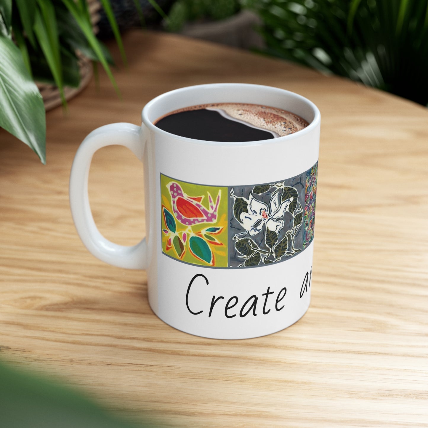 Brigg Evans Design Create and Breathe Ceramic Mug 11oz