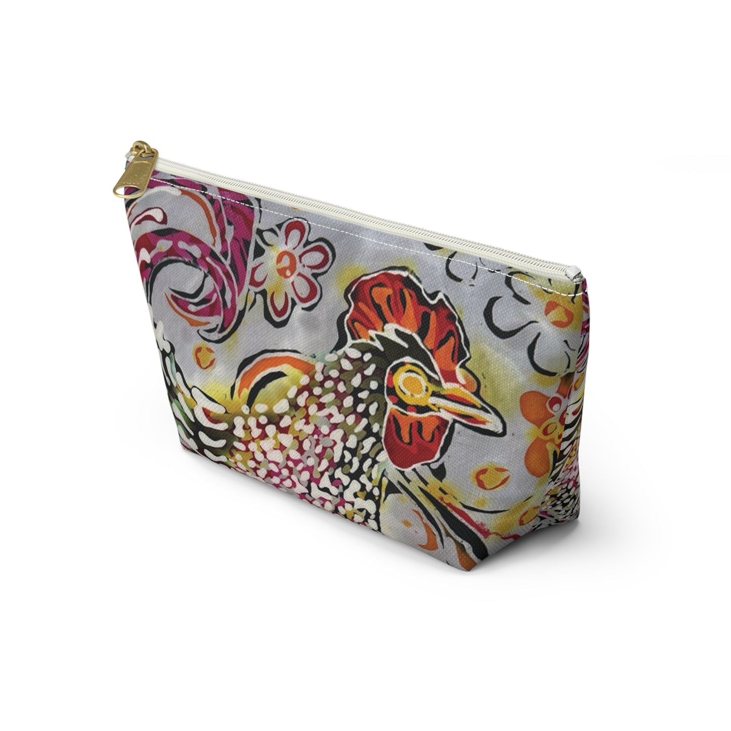 “Artful Carry: Brigg Evans Serti-Batik Pouches & Clutches” - Rooster