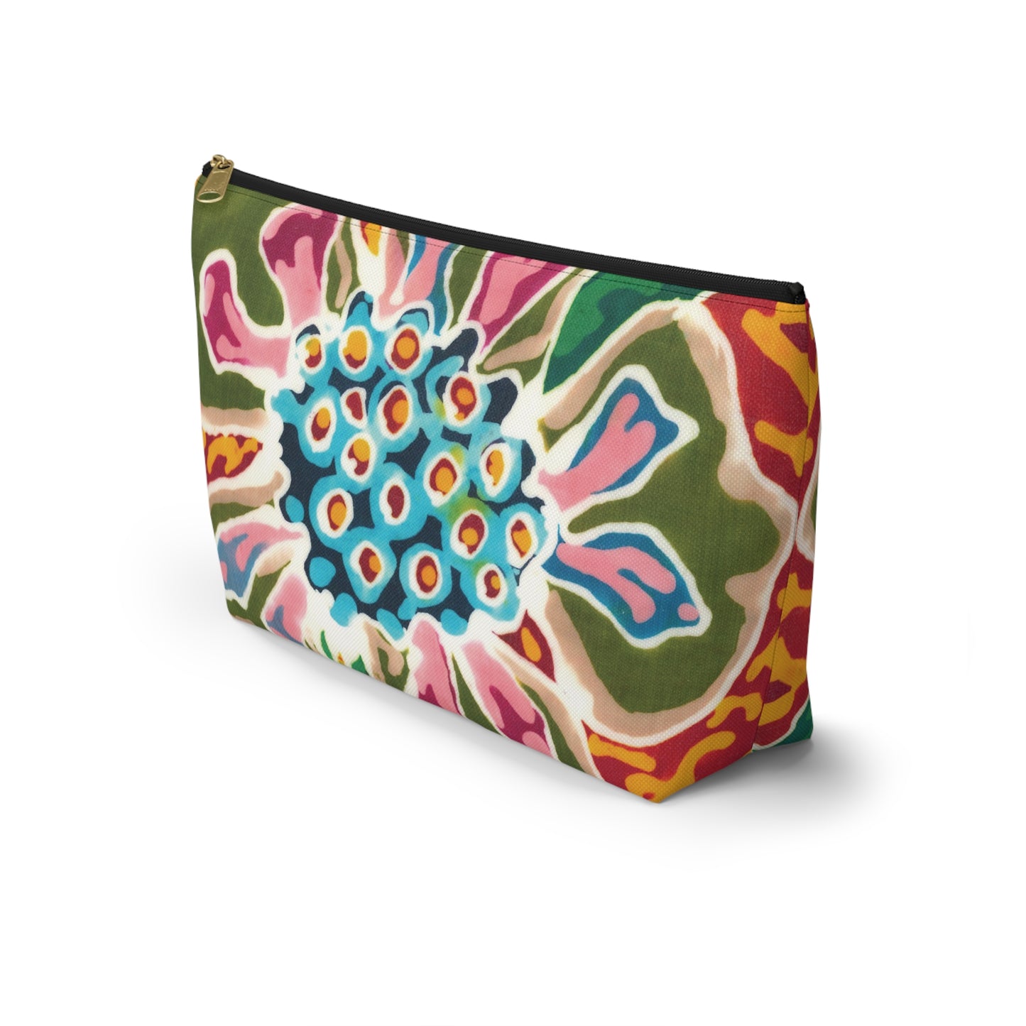 “Artful Carry: Brigg Evans Serti-Batik Pouches & Clutches” - Brigg's Flower
